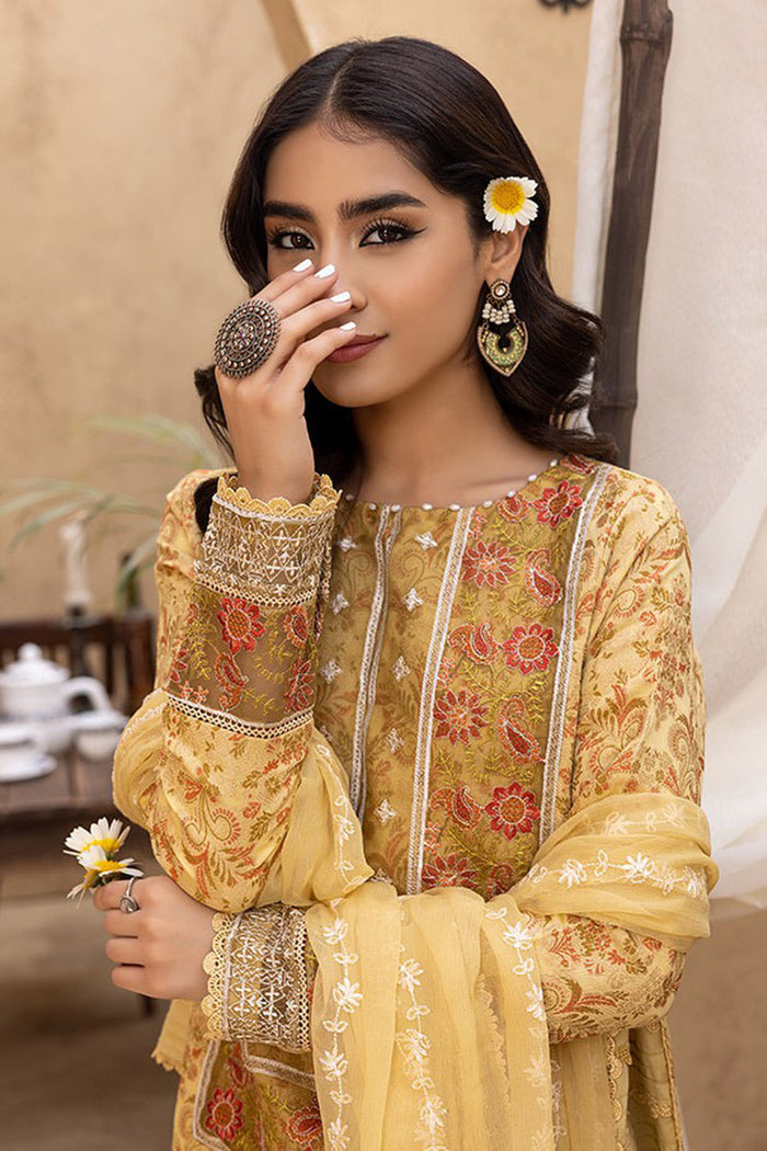 Humdum | Ishq Embroidered Collection | IS-02 - by - Libasekhas UK - Registered Vendor of : HumDum - 100% Original Designer Dresss