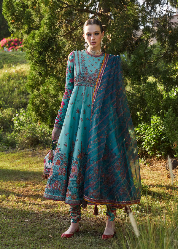Hussain Rehar | Zaiba-Eid Lawn Collection24 | Jheel - by - Libasekhas UK - Registered Vendor of : Hussain Rehar - 100% Original Designer Dresss