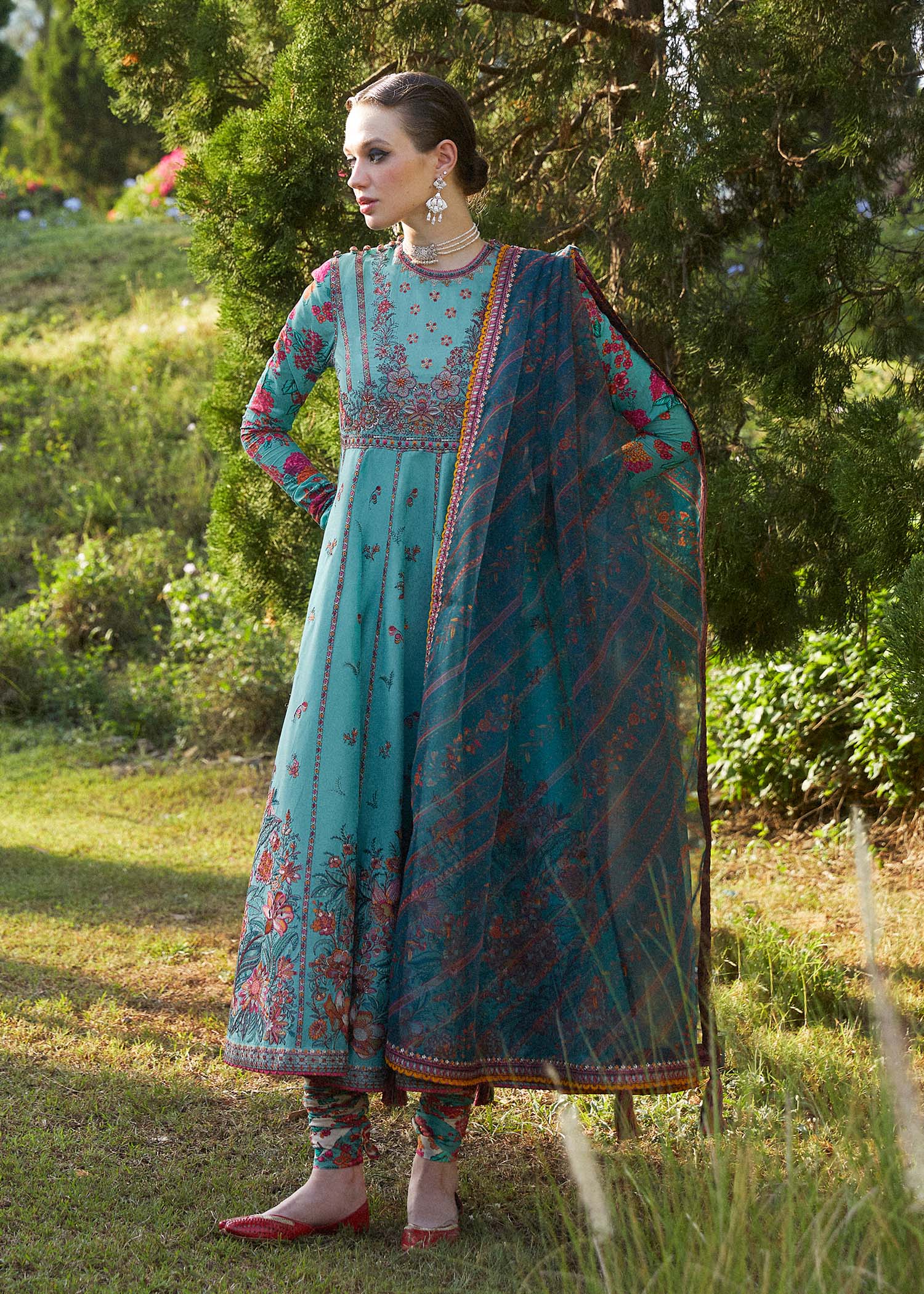 Hussain Rehar | Zaiba-Eid Lawn Collection24 | Jheel - by - Libasekhas UK - Registered Vendor of : Hussain Rehar - 100% Original Designer Dresss