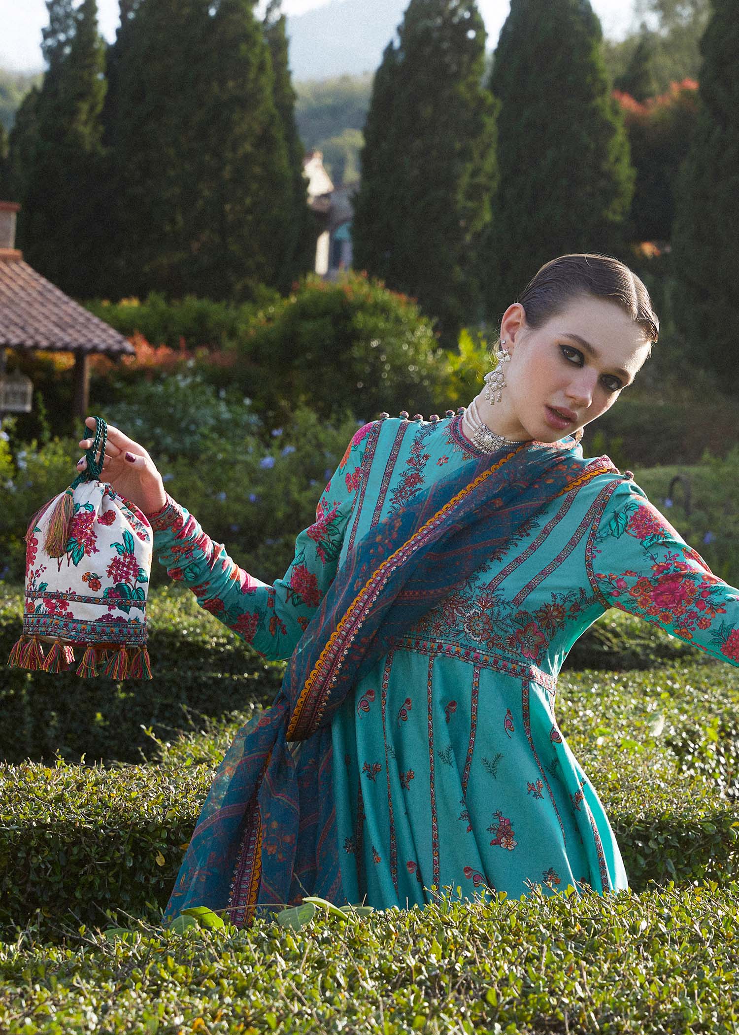 Hussain Rehar | Zaiba-Eid Lawn Collection24 | Jheel - by - Libasekhas UK - Registered Vendor of : Hussain Rehar - 100% Original Designer Dresss