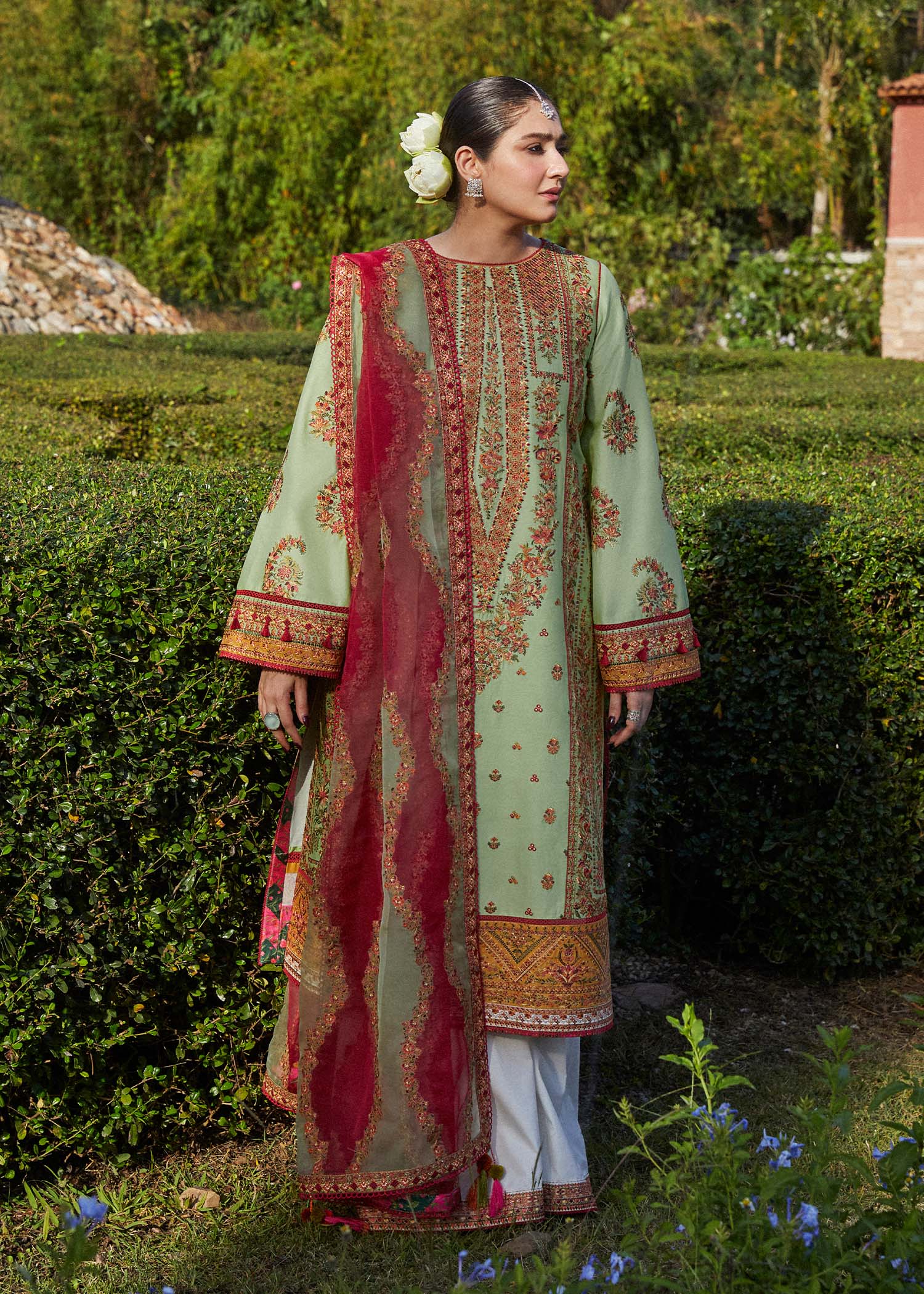 Hussain Rehar | Zaiba-Eid Lawn Collection24 | Gul Bahar - by - Libasekhas UK - Registered Vendor of : Hussain Rehar - 100% Original Designer Dresss