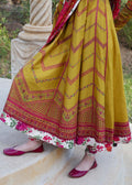 Hussain Rehar | Zaiba-Eid Lawn Collection24 | Sunehri - by - Libasekhas UK - Registered Vendor of : Hussain Rehar - 100% Original Designer Dresss