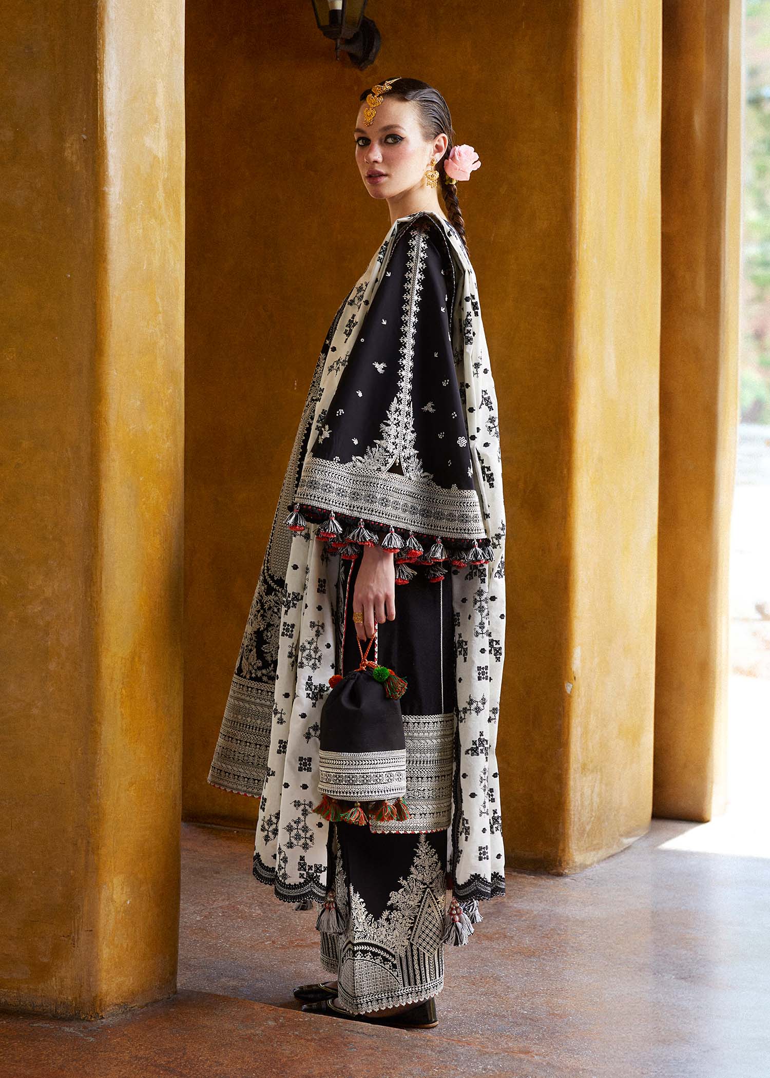 Hussain Rehar | Zaiba-Eid Lawn Collection24 | Shams - by - Libasekhas UK - Registered Vendor of : Hussain Rehar - 100% Original Designer Dresss