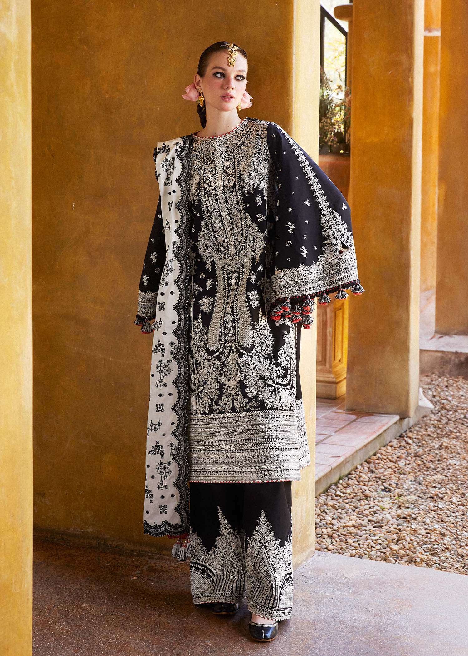 Hussain Rehar | Zaiba-Eid Lawn Collection24 | Shams - by - Libasekhas UK - Registered Vendor of : Hussain Rehar - 100% Original Designer Dresss