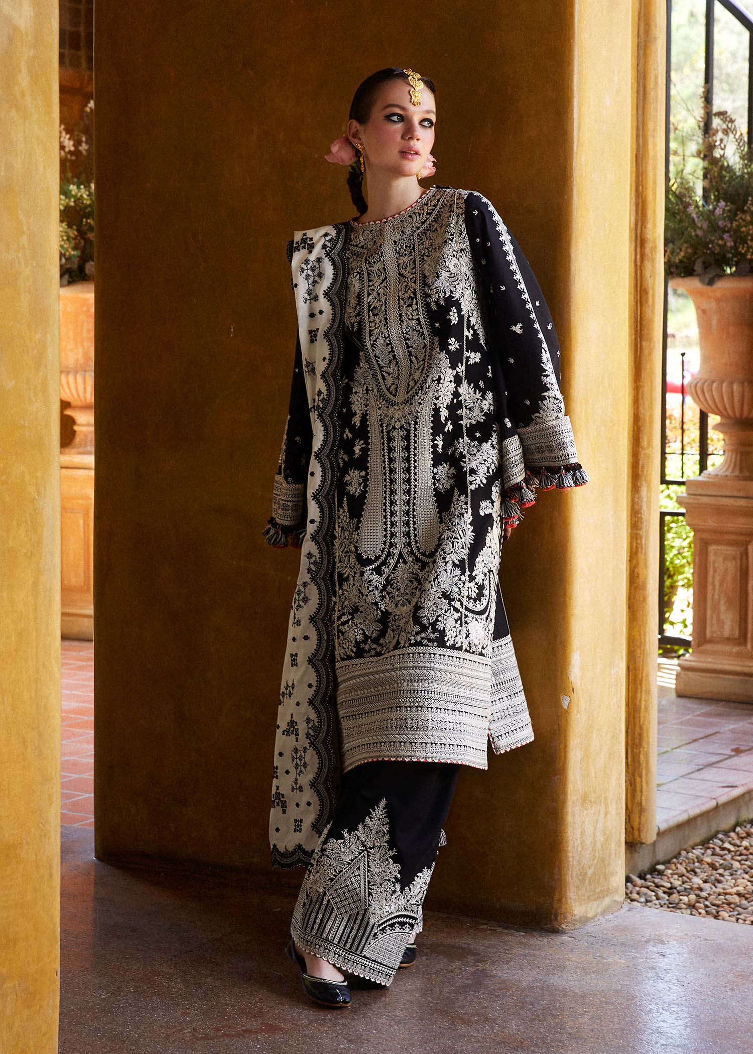 Hussain Rehar | Zaiba-Eid Lawn Collection24 | Shams - by - Libasekhas UK - Registered Vendor of : Hussain Rehar - 100% Original Designer Dresss