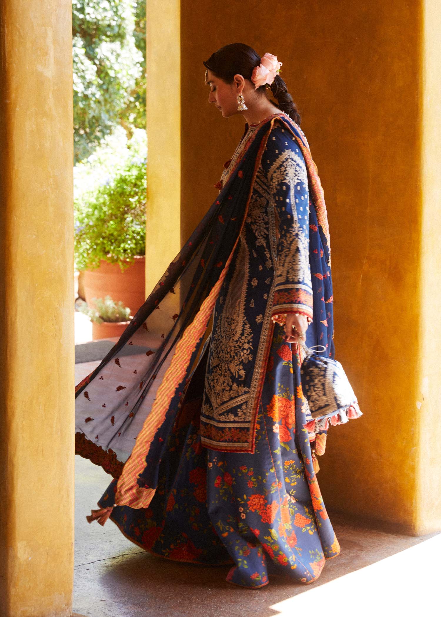 Hussain Rehar | Zaiba-Eid Lawn Collection24 | Neelofar - by - Libasekhas UK - Registered Vendor of : Hussain Rehar - 100% Original Designer Dresss