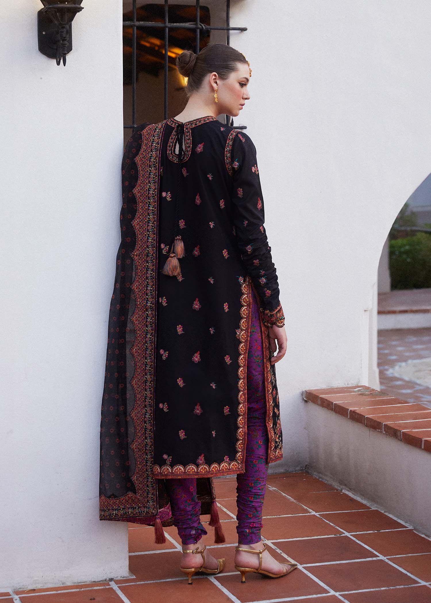 Hussain Rehar | Zaiba-Eid Lawn Collection24 | Siyaan - by - Libasekhas UK - Registered Vendor of : Hussain Rehar - 100% Original Designer Dresss