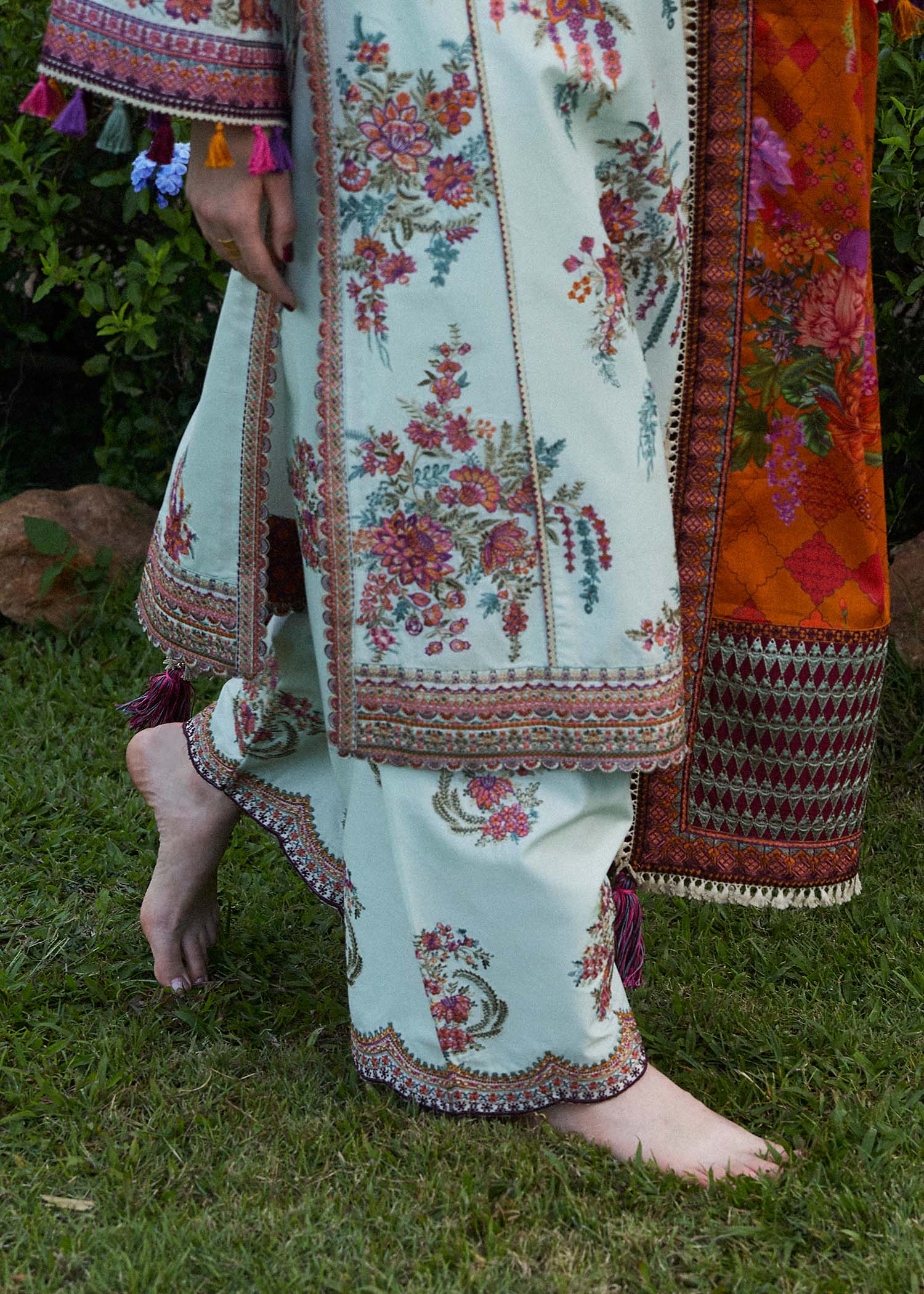 Hussain Rehar | Zaiba-Eid Lawn Collection24 | Sumbul - by - Libasekhas UK - Registered Vendor of : Hussain Rehar - 100% Original Designer Dresss
