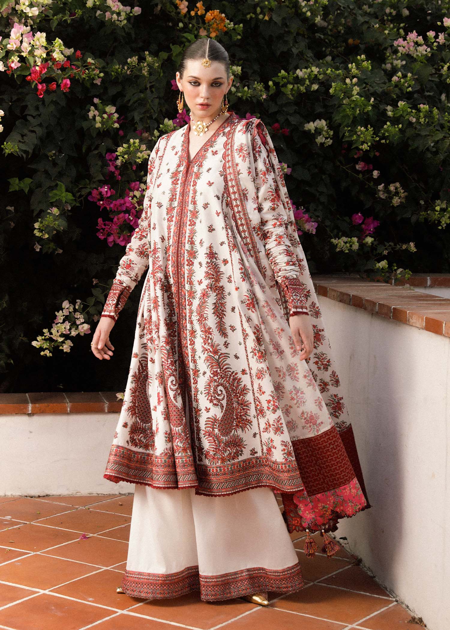 Hussain Rehar | Zaiba-Eid Lawn Collection24 | Safaid - by - Libasekhas UK - Registered Vendor of : Hussain Rehar - 100% Original Designer Dresss