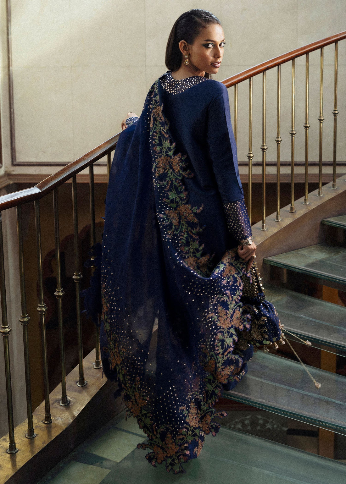Hussain Rehar | Basic Not Basic |  Nocturne - by - Libasekhas UK - Registered Vendor of : Hussain Rehar - 100% Original Designer Dresss