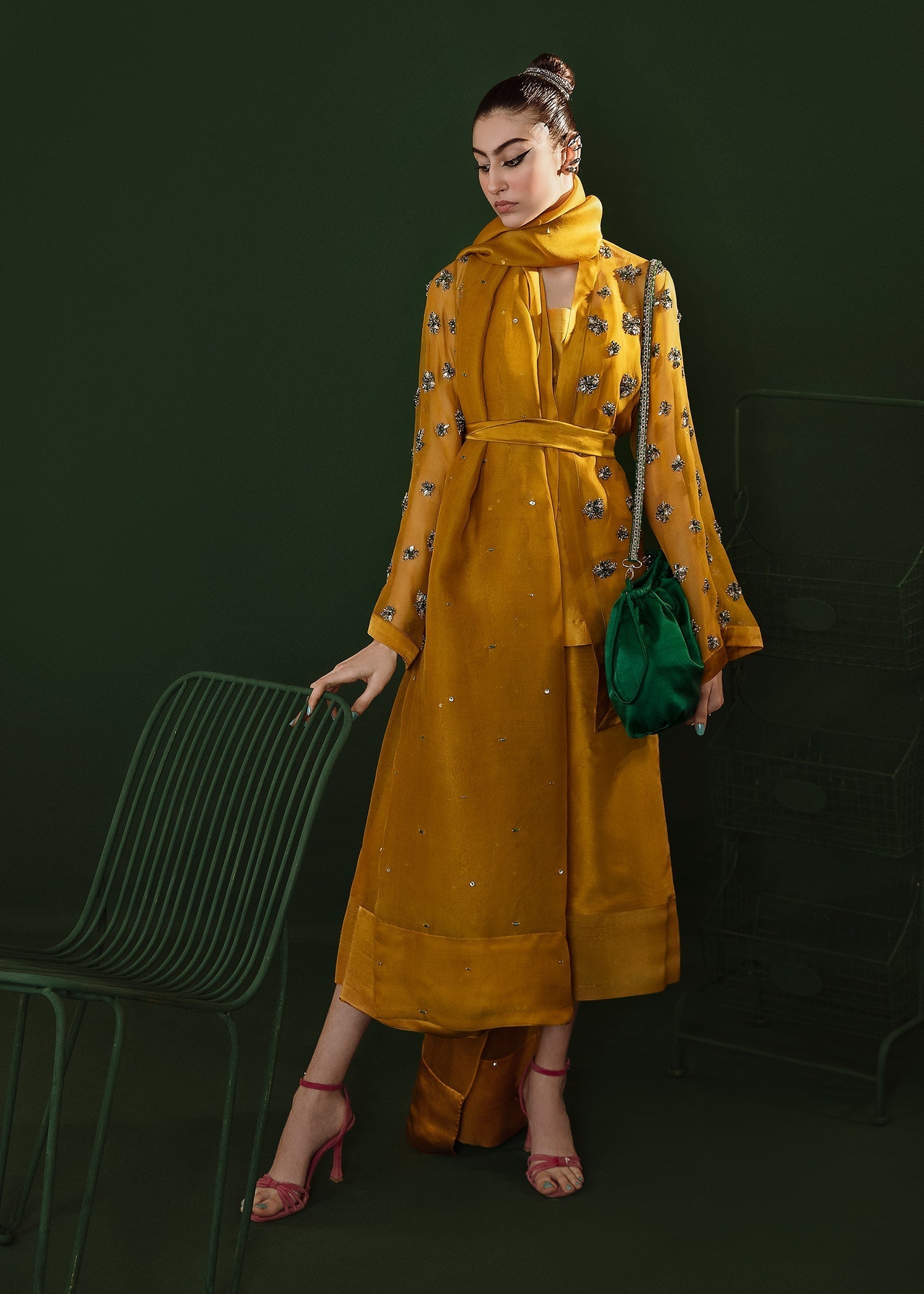 Hussain Rehar | Basic Not Basic |  Holly Hock - by - Libasekhas UK - Registered Vendor of : Hussain Rehar - 100% Original Designer Dresss