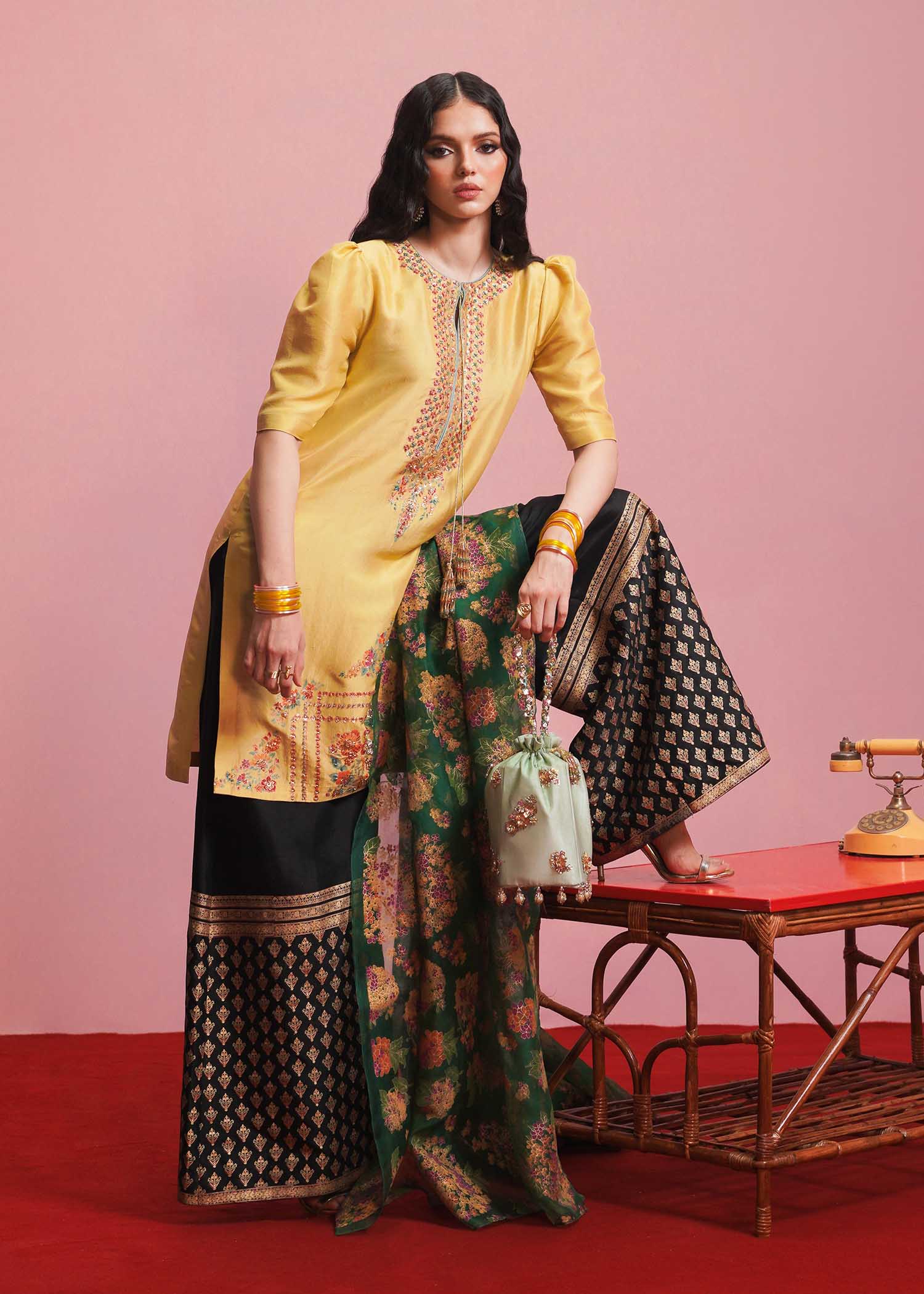 Hussain Rehar | Basic Not Basic |  Mariglod - by - Libasekhas UK - Registered Vendor of : Hussain Rehar - 100% Original Designer Dresss
