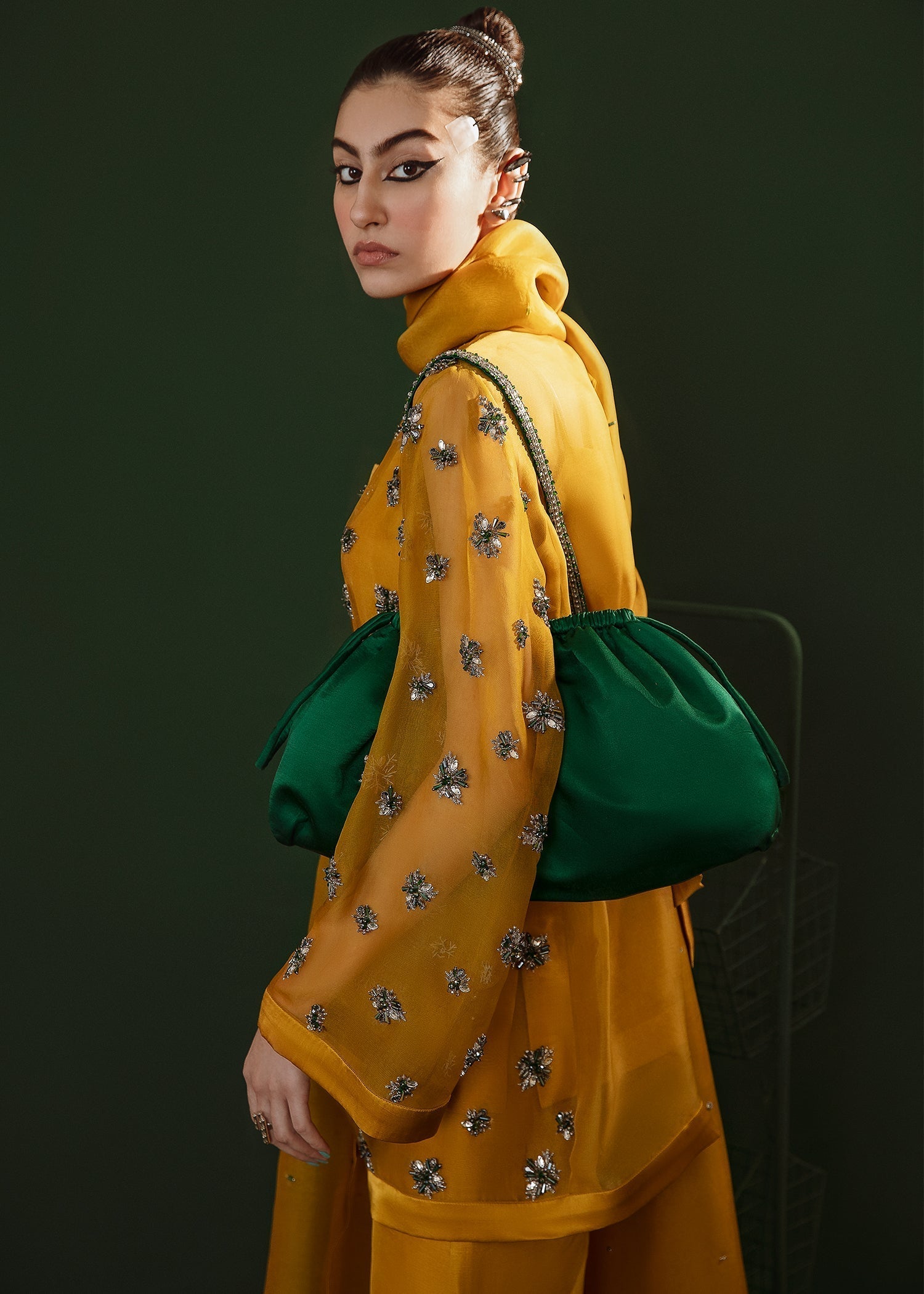 Hussain Rehar | Basic Not Basic |  Holly Hock - by - Libasekhas UK - Registered Vendor of : Hussain Rehar - 100% Original Designer Dresss