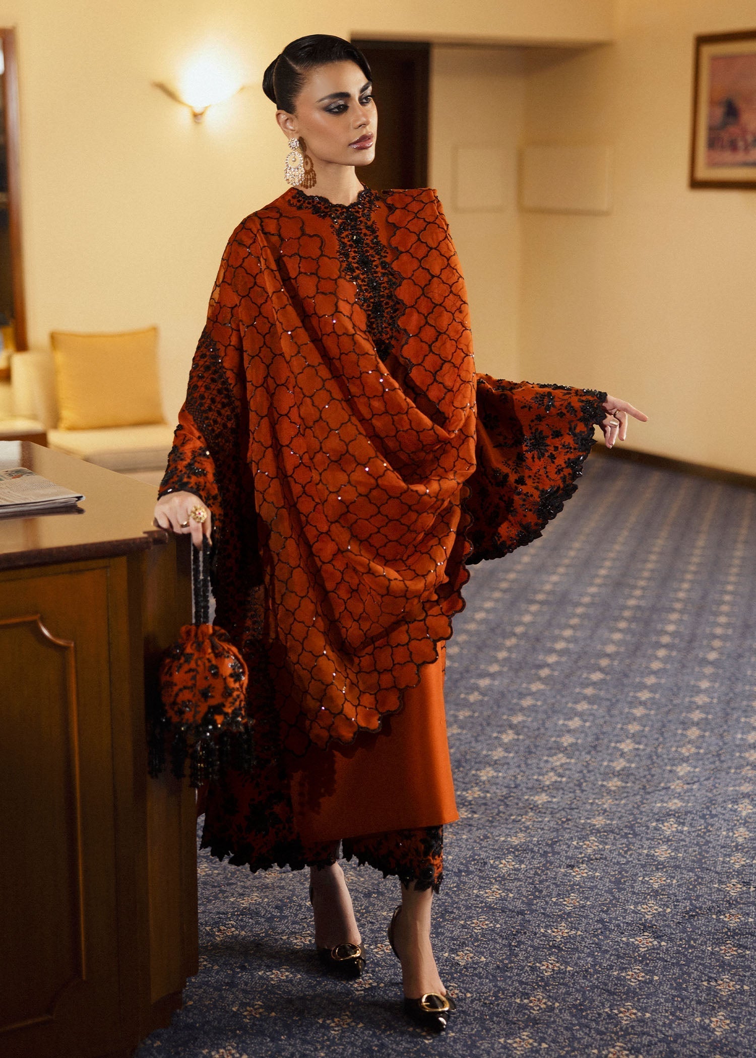 Hussain Rehar | Basic Not Basic |  Sheryl - by - Libasekhas UK - Registered Vendor of : Hussain Rehar - 100% Original Designer Dresss