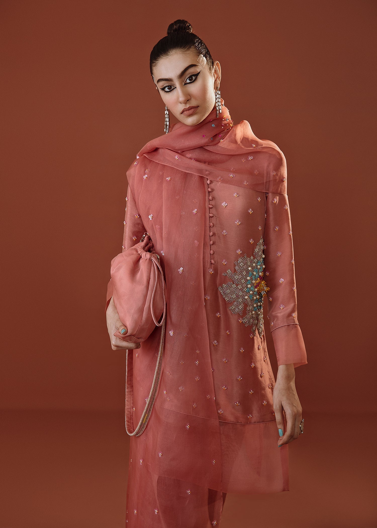 Hussain Rehar | Basic Not Basic |  Peony - by - Libasekhas UK - Registered Vendor of : Hussain Rehar - 100% Original Designer Dresss