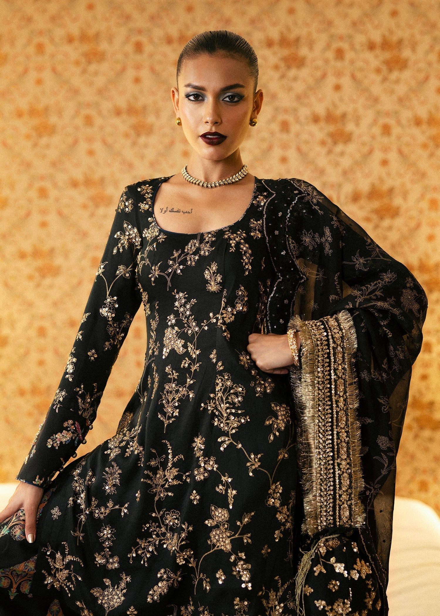 Hussain Rehar | Basic Not Basic |  Auric - by - Libasekhas UK - Registered Vendor of : Hussain Rehar - 100% Original Designer Dresss