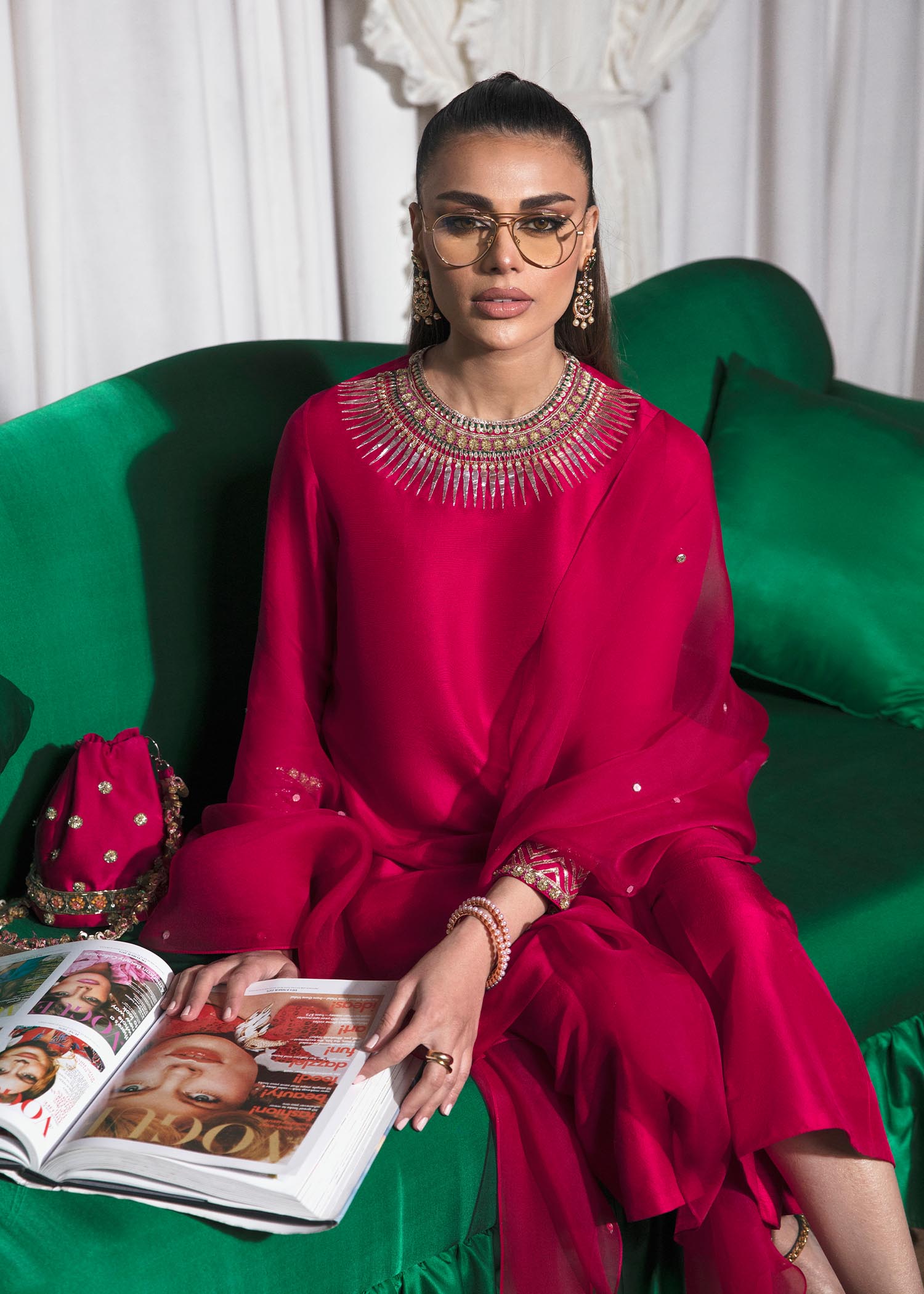Hussain Rehar | Basic Not Basic | Roseate - BNB - by - Libasekhas UK - Registered Vendor of : Hussain Rehar - 100% Original Designer Dresss
