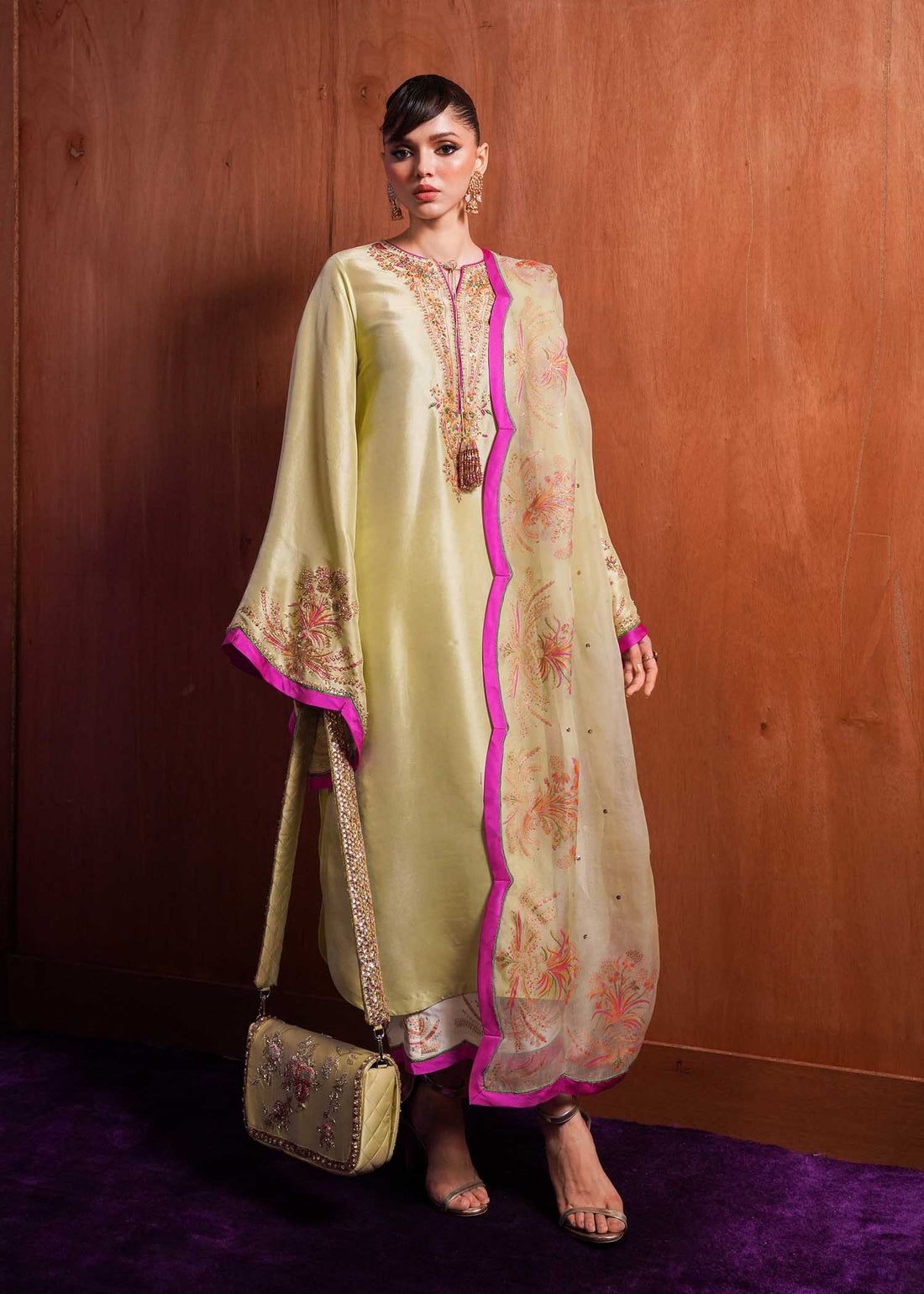 Hussain Rehar | Basic Not Basic |  Meadow - by - Libasekhas UK - Registered Vendor of : Hussain Rehar - 100% Original Designer Dresss