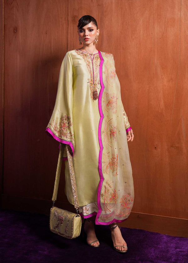 Hussain Rehar | Basic Not Basic |  Meadow - by - Libasekhas UK - Registered Vendor of : Hussain Rehar - 100% Original Designer Dresss