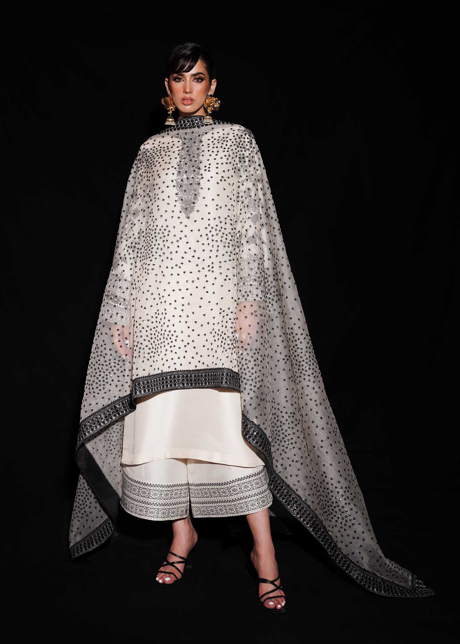 Hussain Rehar | Basic Not Basic |  lily - by - Libasekhas UK - Registered Vendor of : Hussain Rehar - 100% Original Designer Dresss