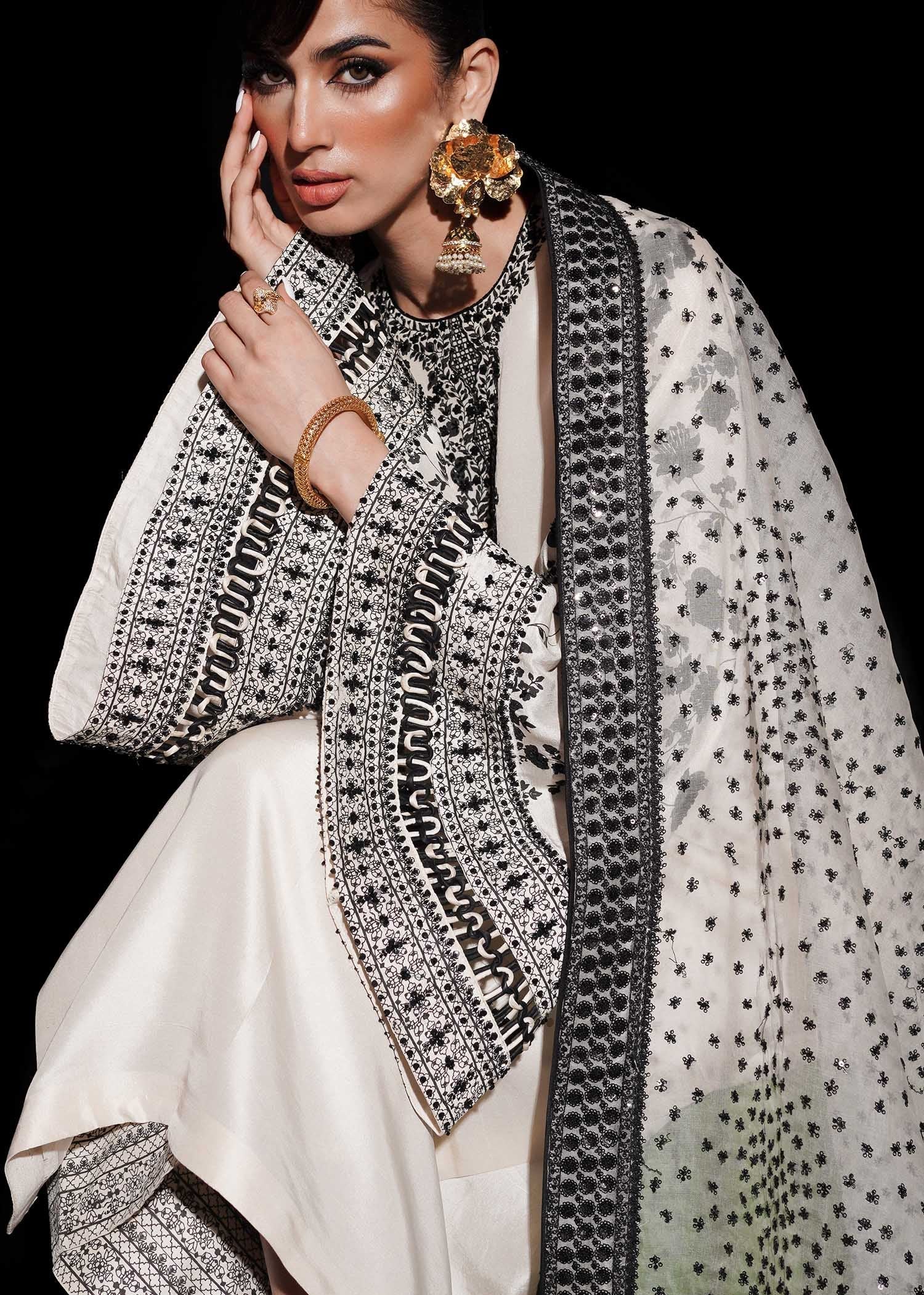 Hussain Rehar | Basic Not Basic |  lily - by - Libasekhas UK - Registered Vendor of : Hussain Rehar - 100% Original Designer Dresss
