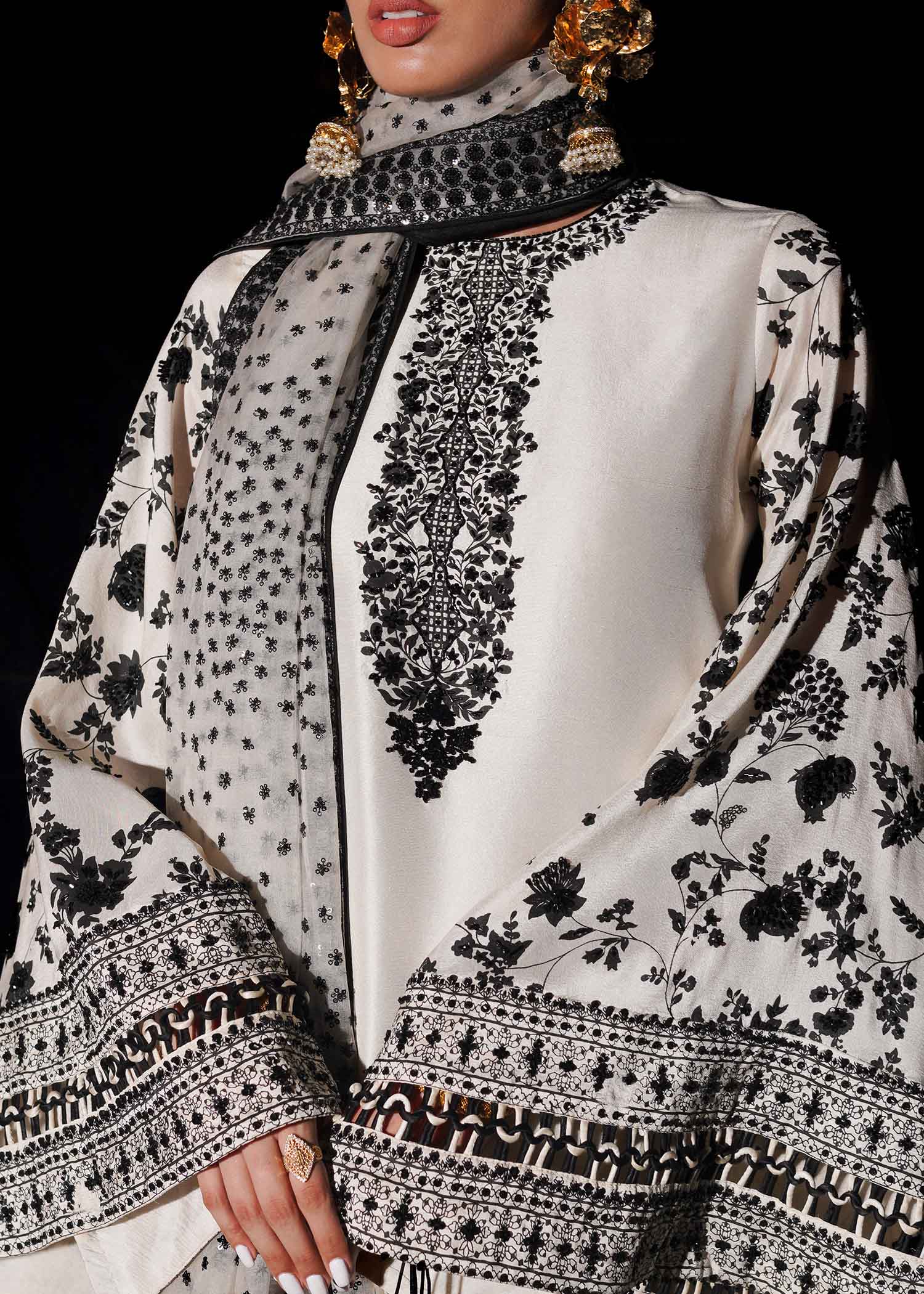 Hussain Rehar | Basic Not Basic |  lily - by - Libasekhas UK - Registered Vendor of : Hussain Rehar - 100% Original Designer Dresss
