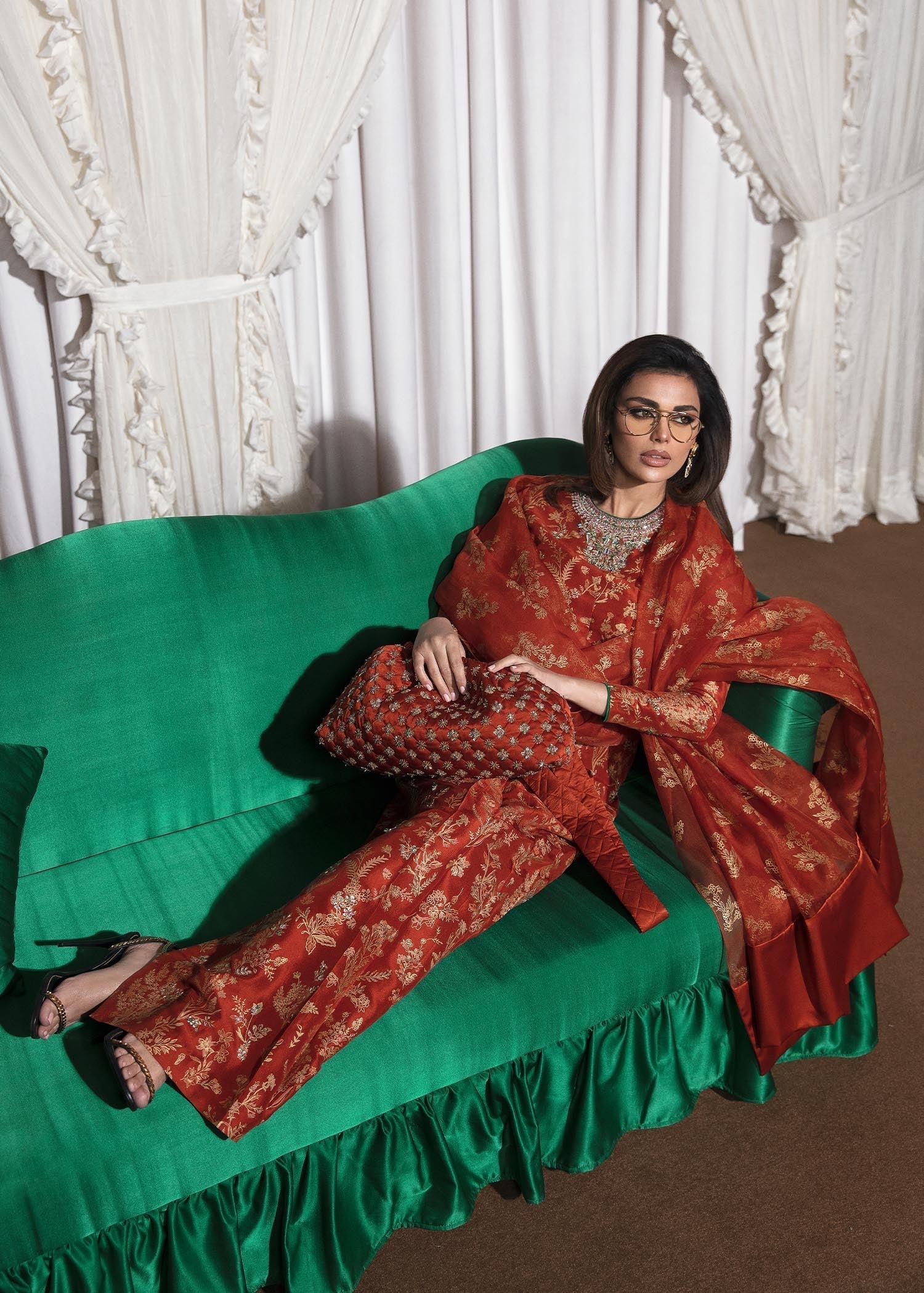 Hussain Rehar | Basic Not Basic |  Flamme - by - Libasekhas UK - Registered Vendor of : Hussain Rehar - 100% Original Designer Dresss