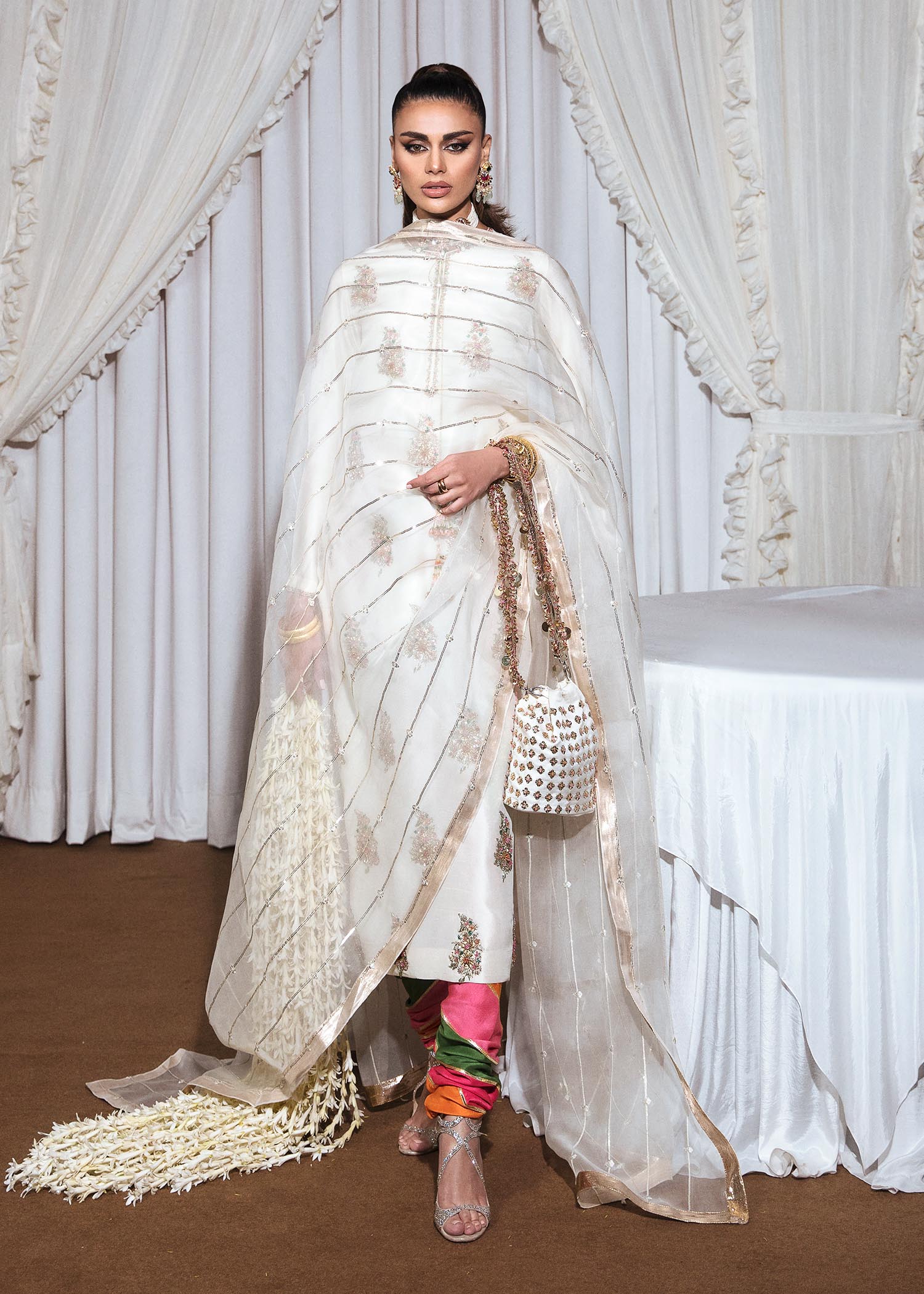 Hussain Rehar | Basic Not Basic |  Blanc - by - Libasekhas UK - Registered Vendor of : Hussain Rehar - 100% Original Designer Dresss