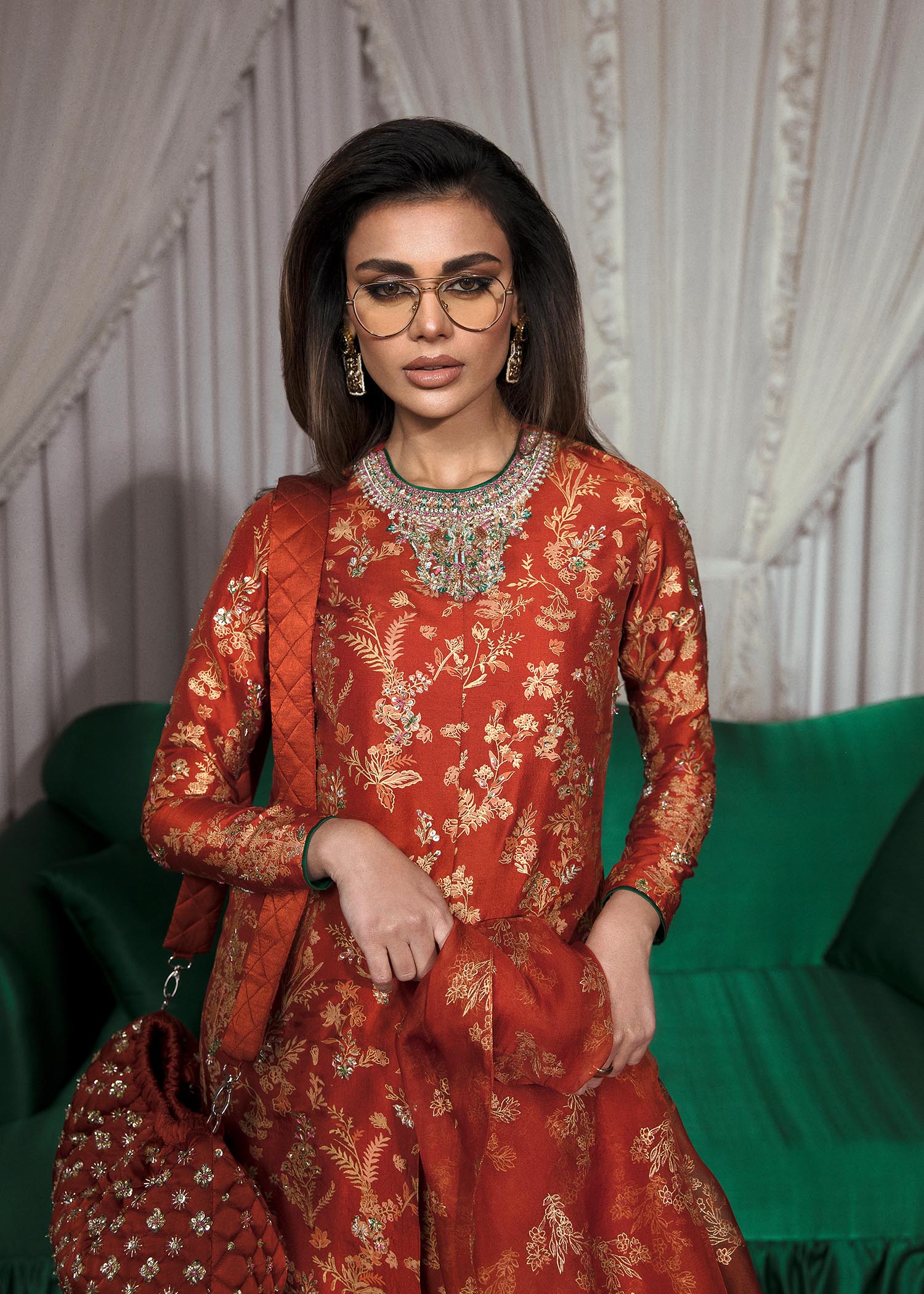 Hussain Rehar | Basic Not Basic |  Flamme - by - Libasekhas UK - Registered Vendor of : Hussain Rehar - 100% Original Designer Dresss