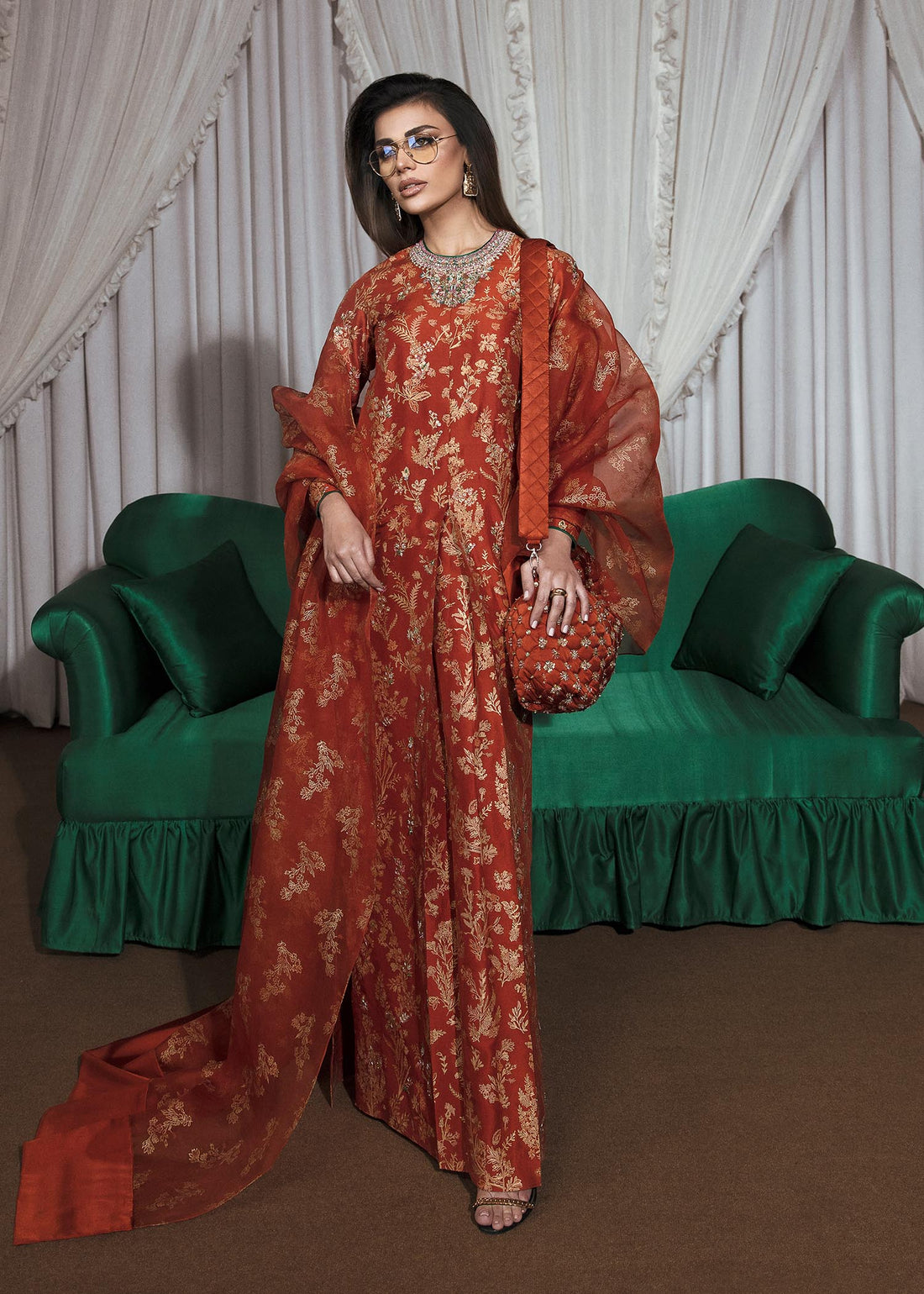 Hussain Rehar | Basic Not Basic |  Flamme - by - Libasekhas UK - Registered Vendor of : Hussain Rehar - 100% Original Designer Dresss