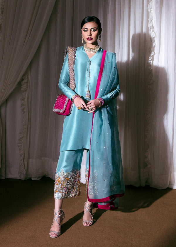 Hussain Rehar | Basic Not Basic |  Azure BNB - by - Libasekhas UK - Registered Vendor of : Hussain Rehar - 100% Original Designer Dresss