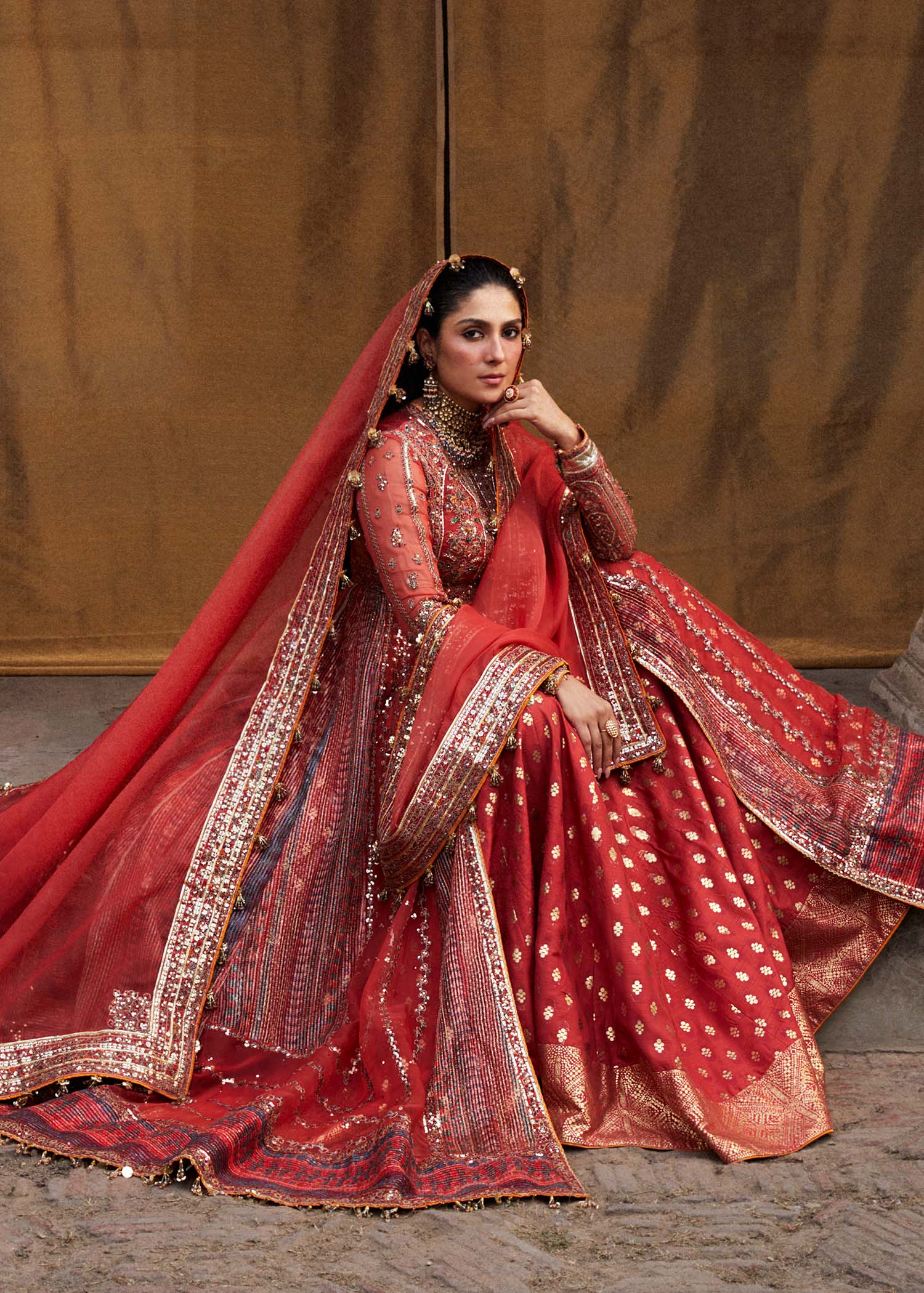 Hussain Rehar | Luxury Festive FW/24 | Bulori - by - Libasekhas UK - Registered Vendor of : Hussain Rehar - 100% Original Designer Dresss