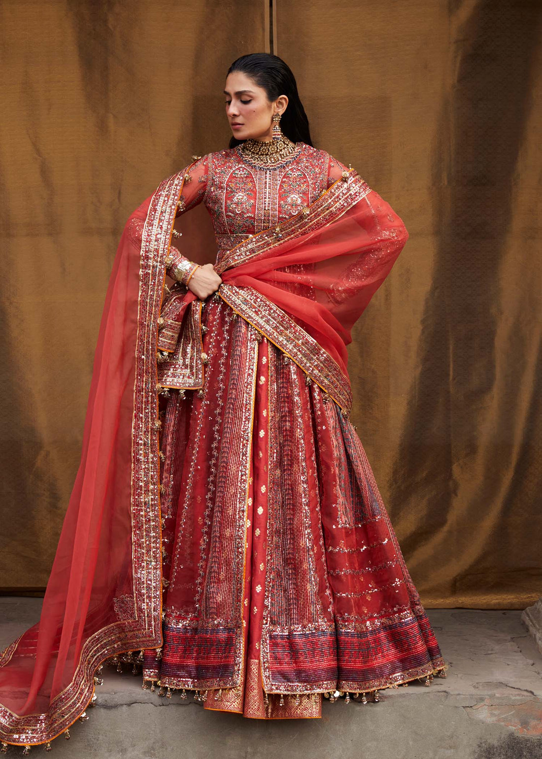 Hussain Rehar | Luxury Festive FW/24 | Bulori - by - Libasekhas UK - Registered Vendor of : Hussain Rehar - 100% Original Designer Dresss
