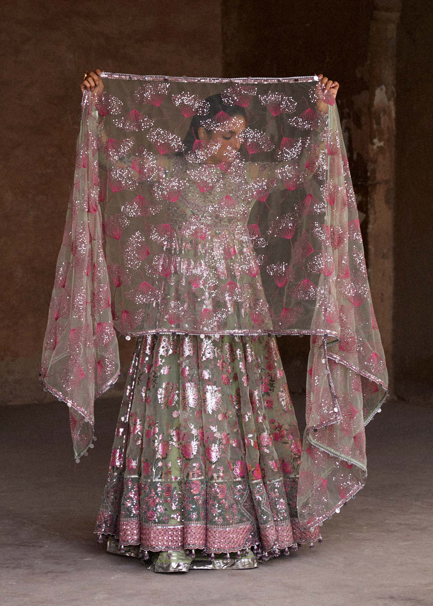 Hussain Rehar | Luxury Festive FW/24 | Pankh - by - Libasekhas UK - Registered Vendor of : Hussain Rehar - 100% Original Designer Dresss