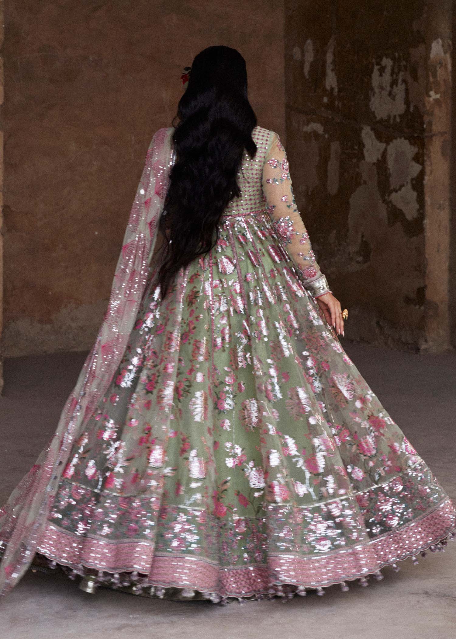 Hussain Rehar | Luxury Festive FW/24 | Pankh - by - Libasekhas UK - Registered Vendor of : Hussain Rehar - 100% Original Designer Dresss