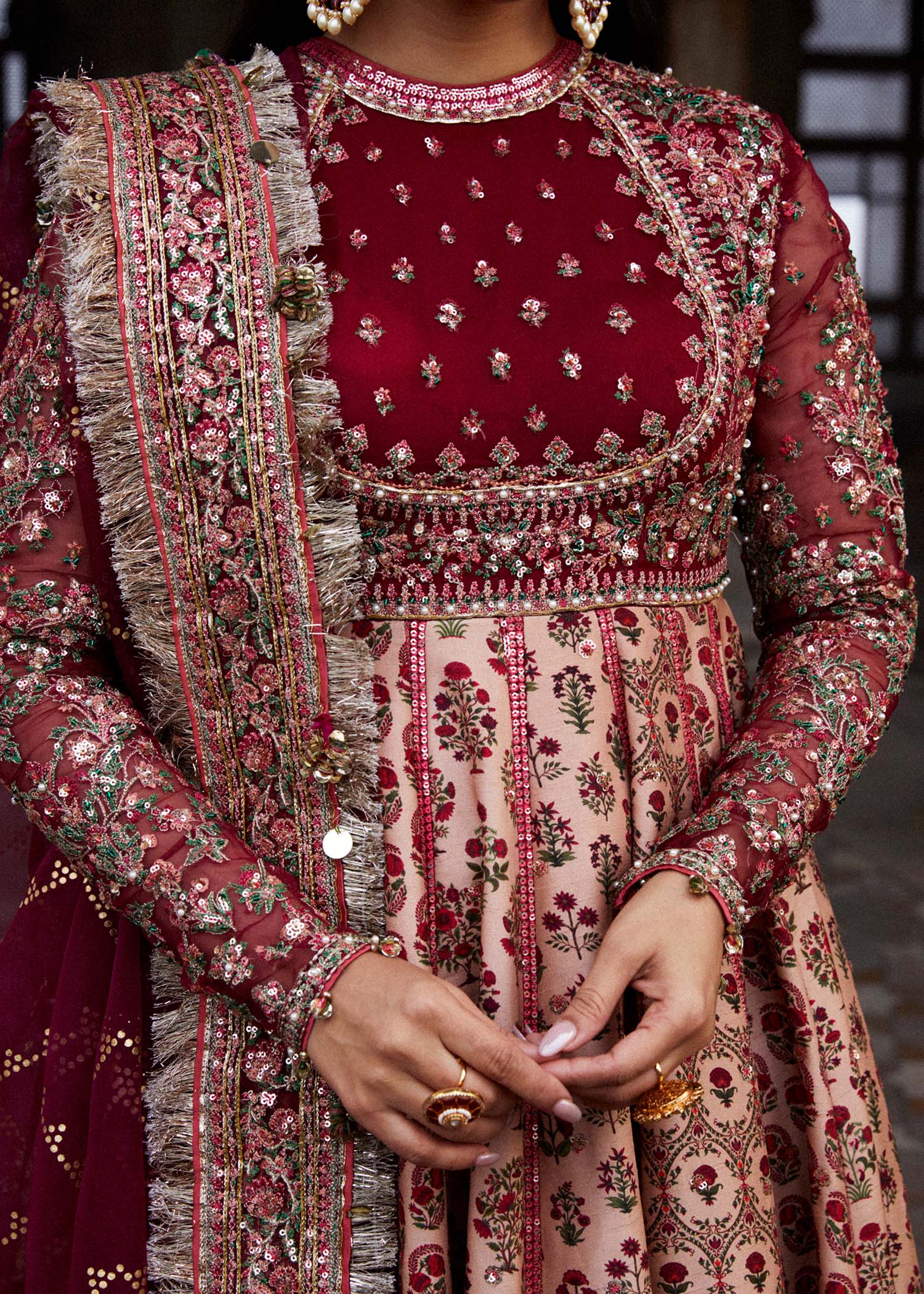 Hussain Rehar | Luxury Festive FW/24 | Alta - by - Libasekhas UK - Registered Vendor of : Hussain Rehar - 100% Original Designer Dresss
