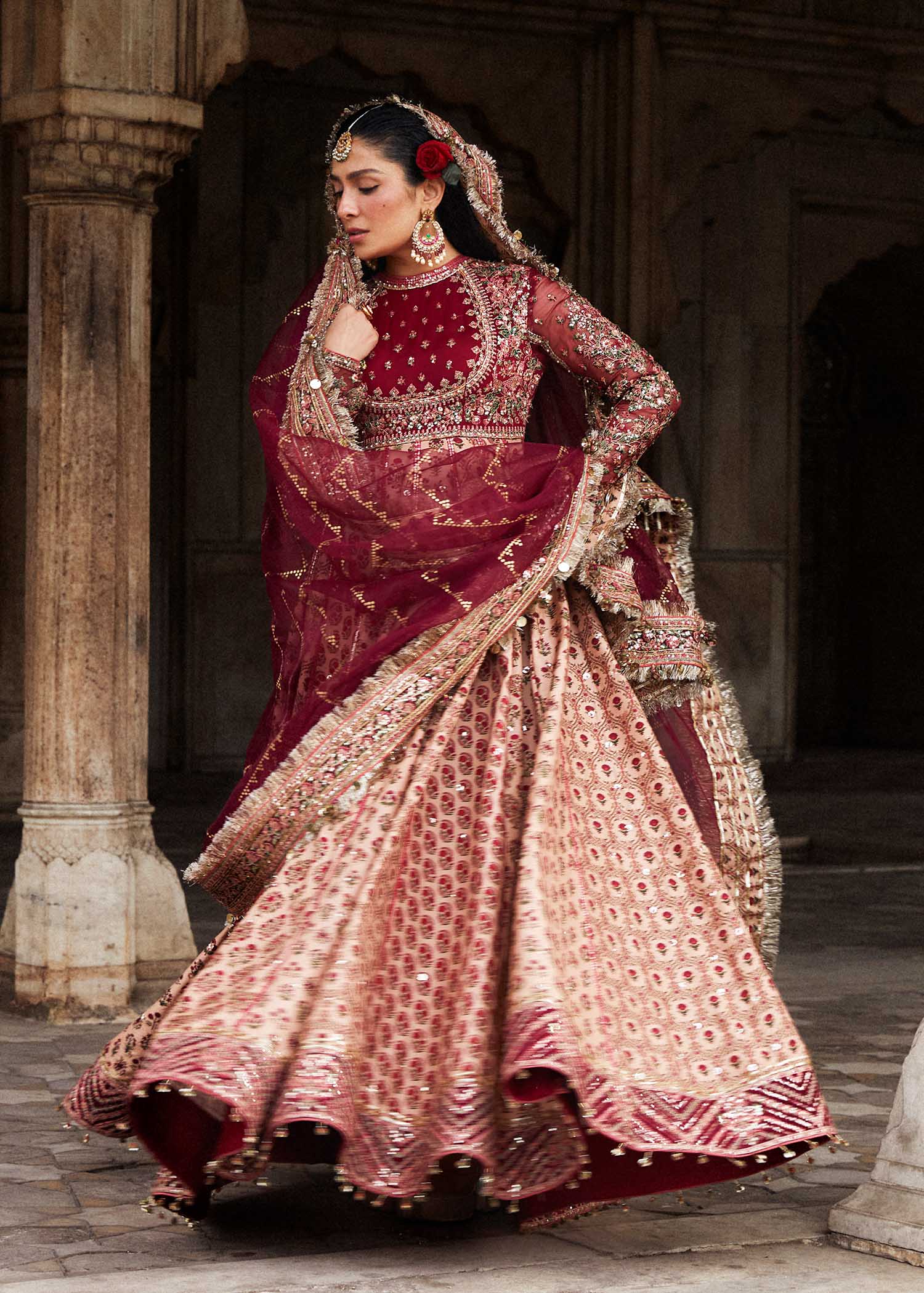 Hussain Rehar | Luxury Festive FW/24 | Alta - by - Libasekhas UK - Registered Vendor of : Hussain Rehar - 100% Original Designer Dresss