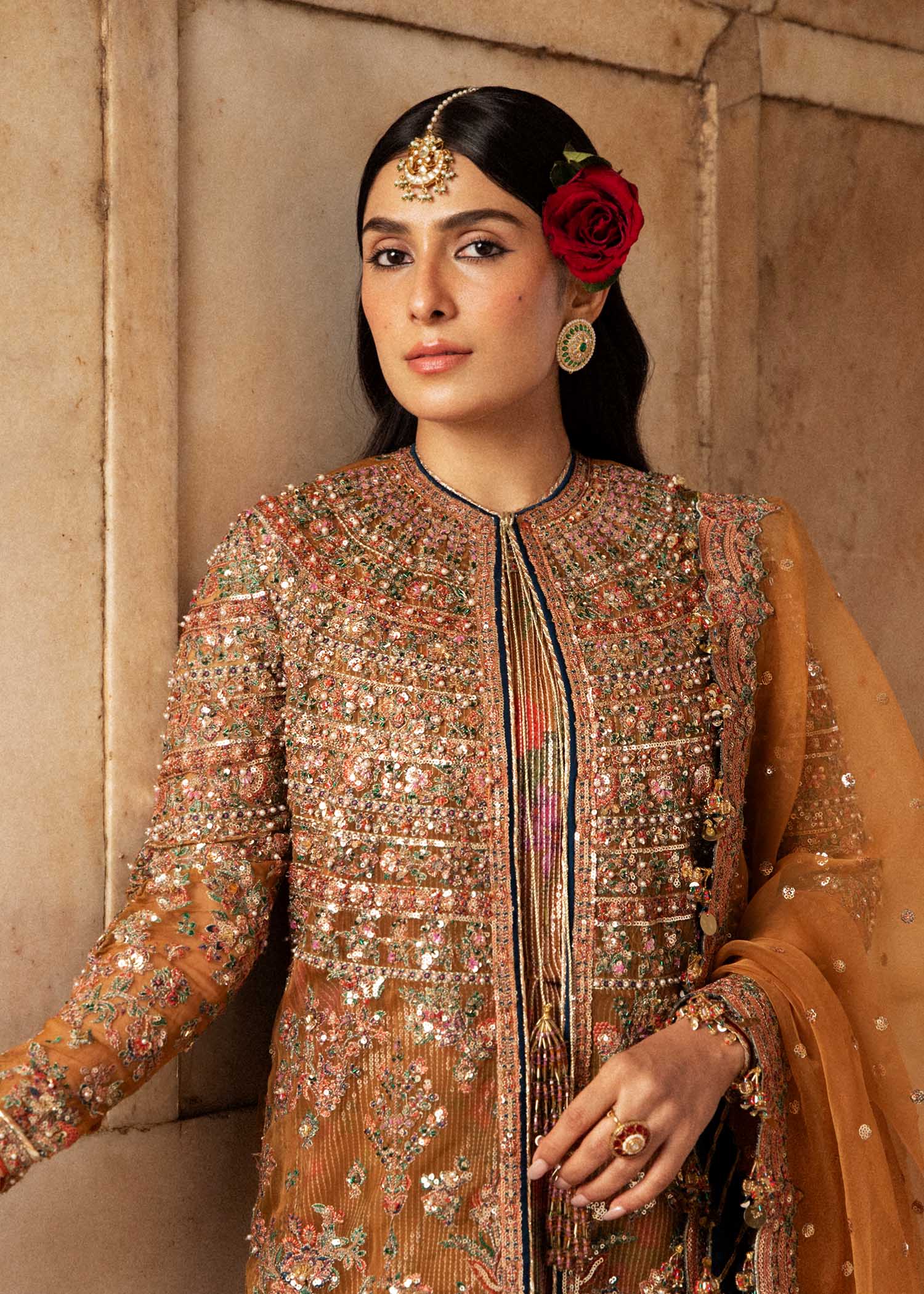 Hussain Rehar | Luxury Festive FW/24 | Zareena - by - Libasekhas UK - Registered Vendor of : Hussain Rehar - 100% Original Designer Dresss