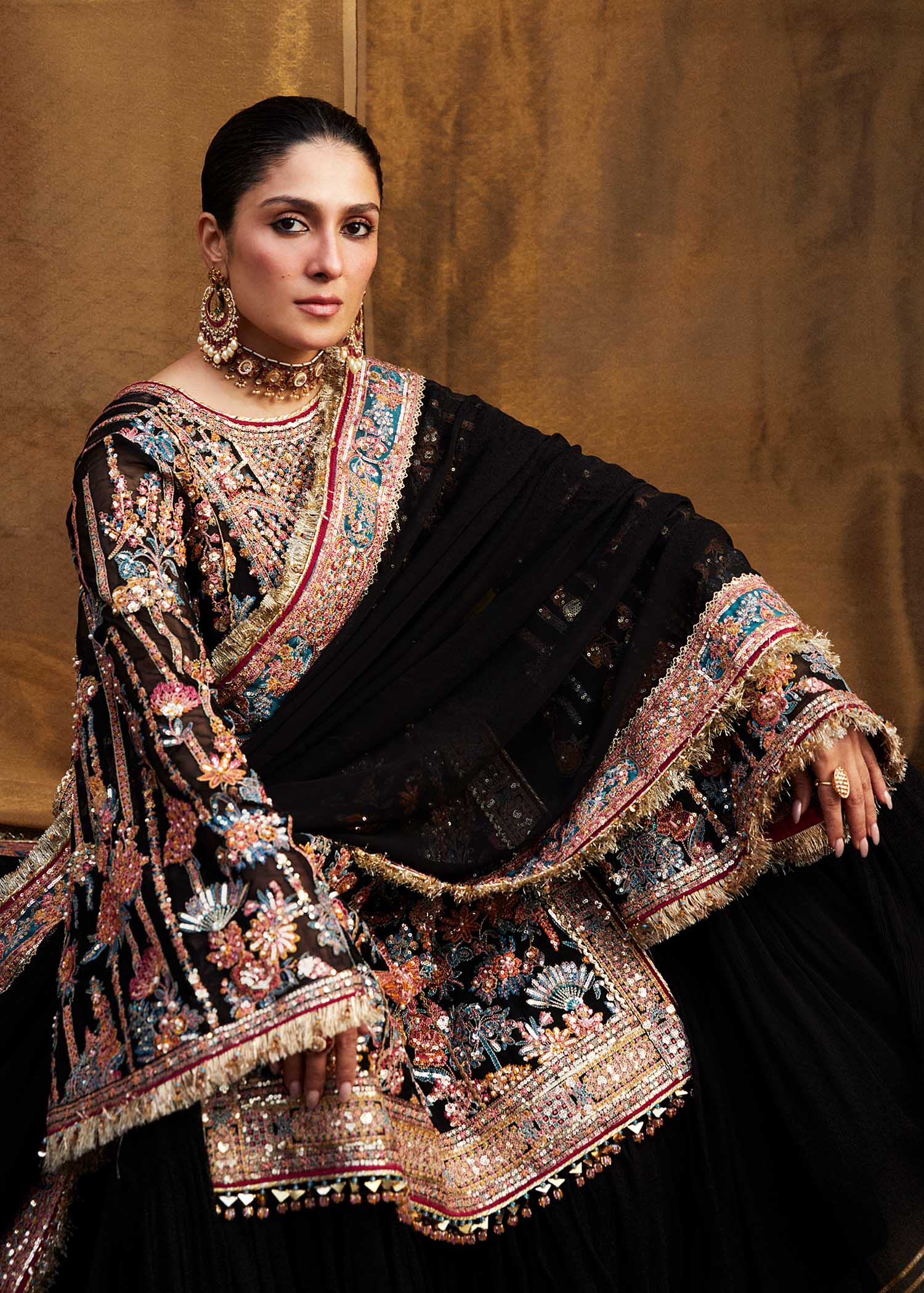 Hussain Rehar | Luxury Festive FW/24 | Tamam - by - Libasekhas UK - Registered Vendor of : Hussain Rehar - 100% Original Designer Dresss
