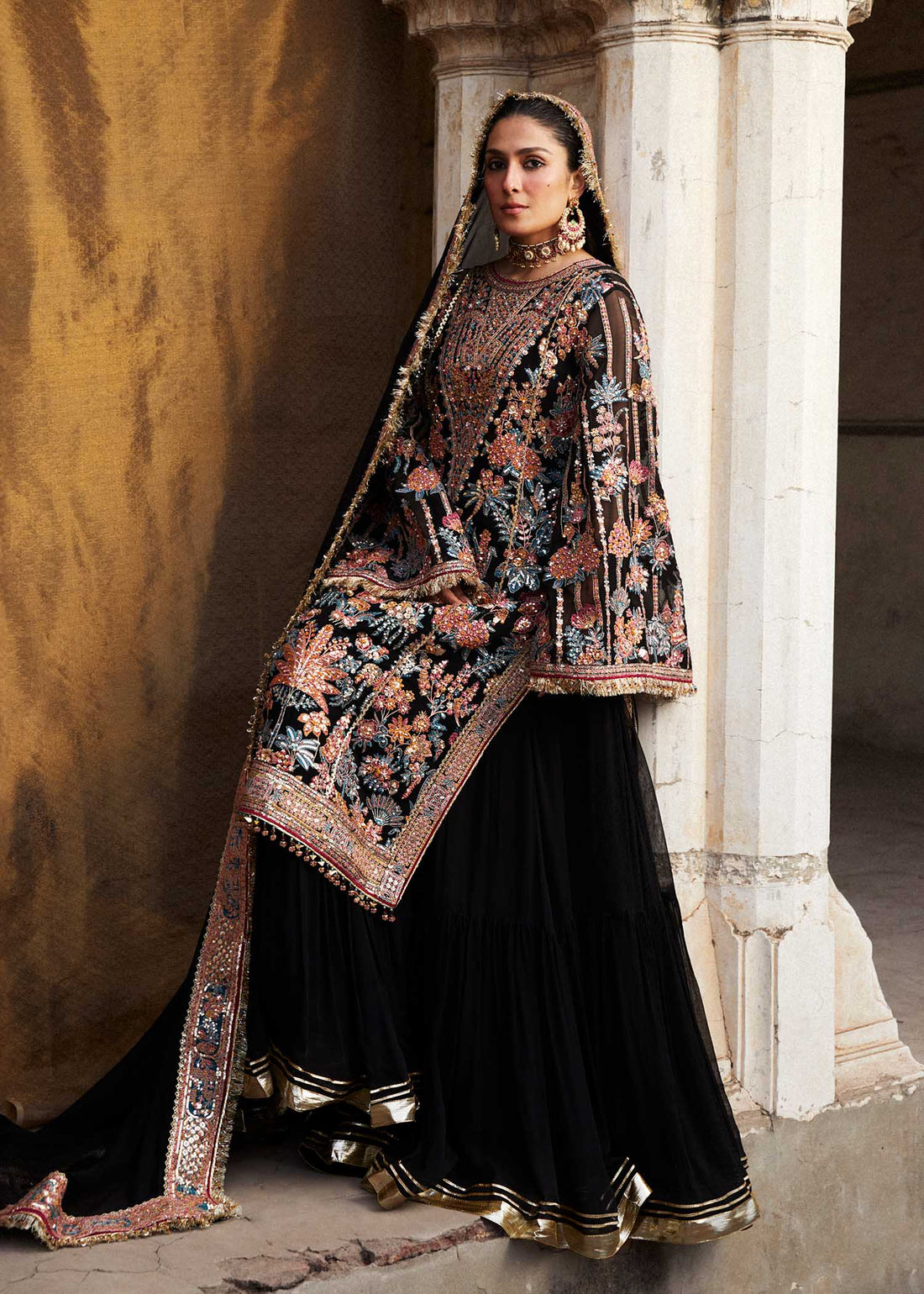 Hussain Rehar | Luxury Festive FW/24 | Tamam - by - Libasekhas UK - Registered Vendor of : Hussain Rehar - 100% Original Designer Dresss