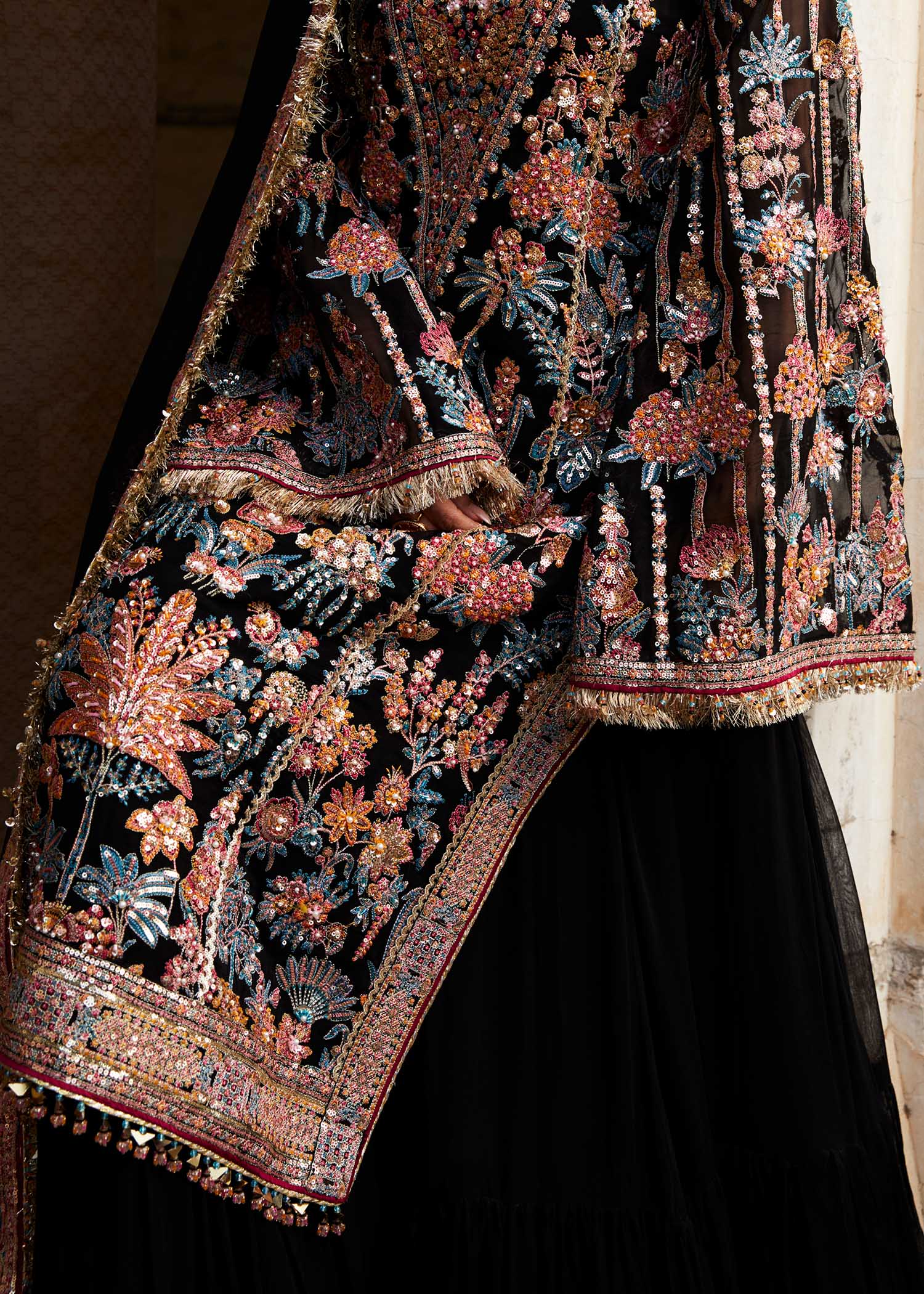 Hussain Rehar | Luxury Festive FW/24 | Tamam - by - Libasekhas UK - Registered Vendor of : Hussain Rehar - 100% Original Designer Dresss