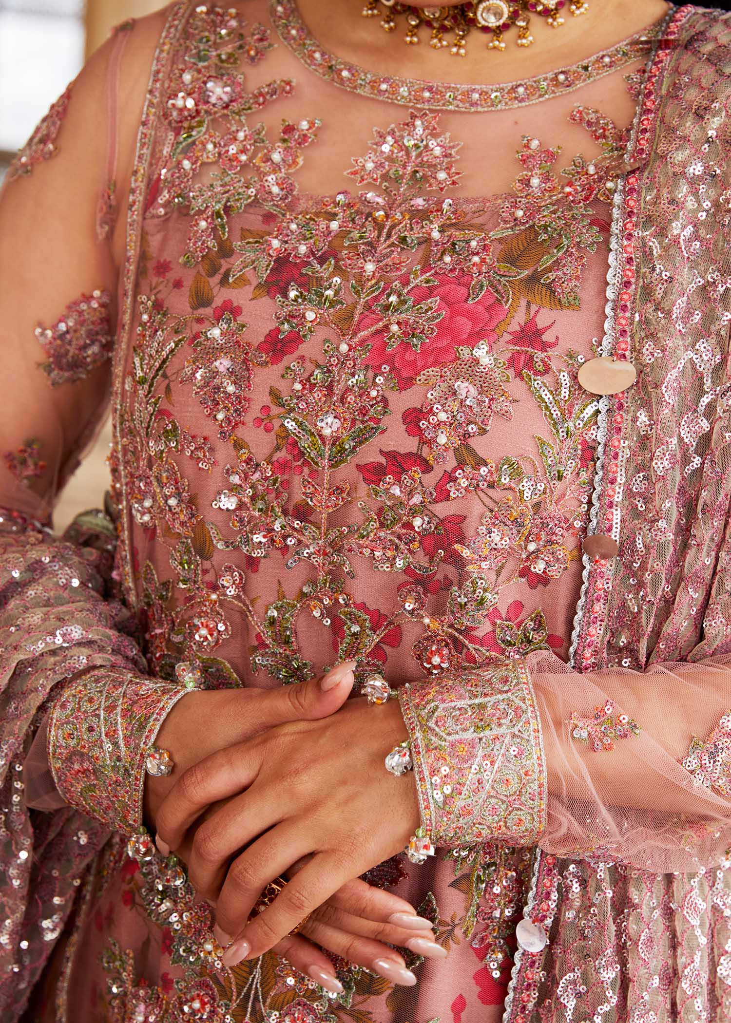 Hussain Rehar | Luxury Festive FW/24 | Sham - by - Libasekhas UK - Registered Vendor of : Hussain Rehar - 100% Original Designer Dresss