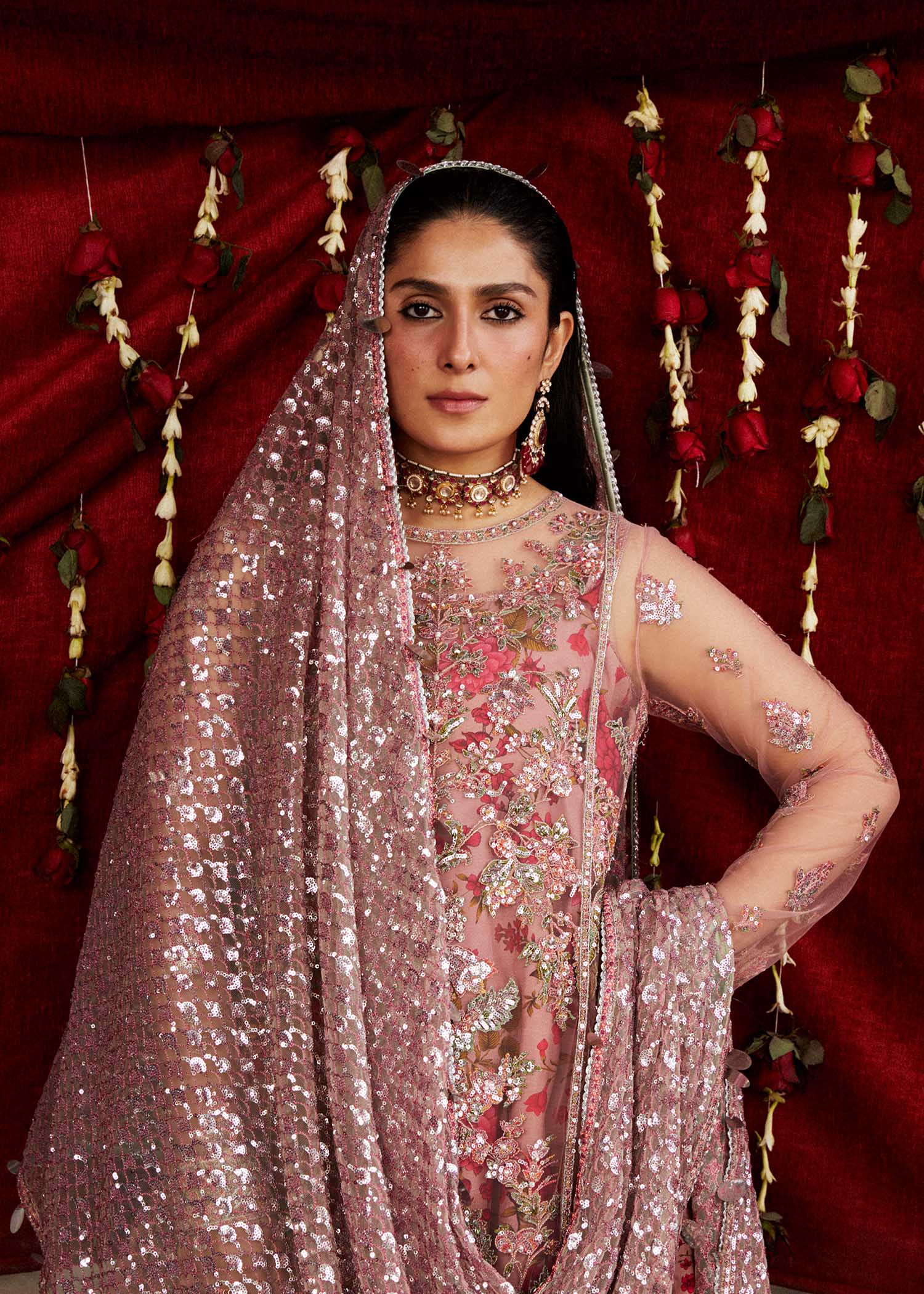Hussain Rehar | Luxury Festive FW/24 | Sham - by - Libasekhas UK - Registered Vendor of : Hussain Rehar - 100% Original Designer Dresss