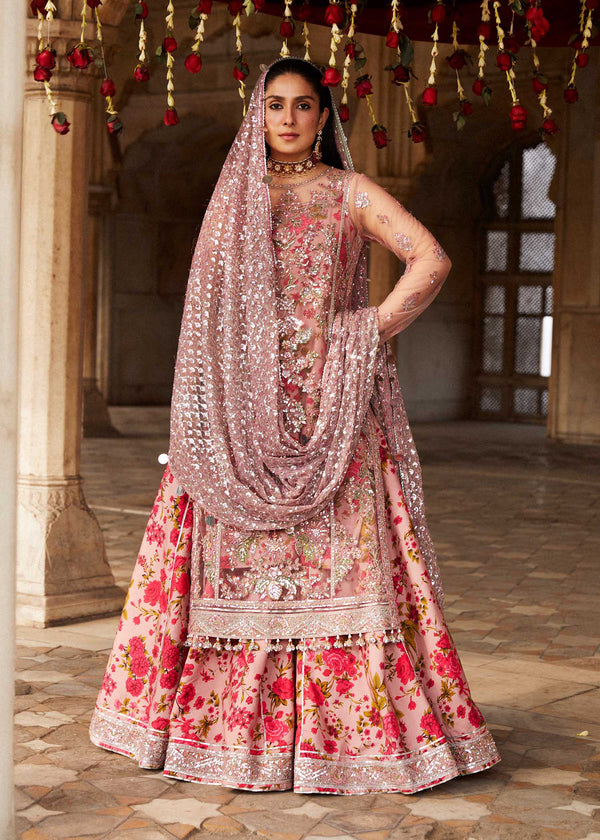 Hussain Rehar | Luxury Festive FW/24 | Sham - by - Libasekhas UK - Registered Vendor of : Hussain Rehar - 100% Original Designer Dresss