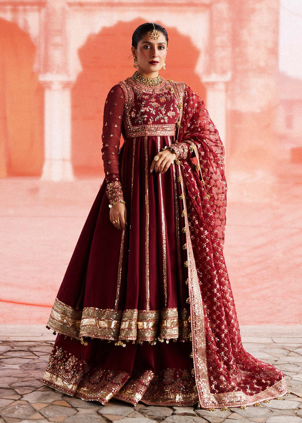 Hussain Rehar | Luxury Festive FW/24 | Kalak - by - Libasekhas UK - Registered Vendor of : Hussain Rehar - 100% Original Designer Dresss