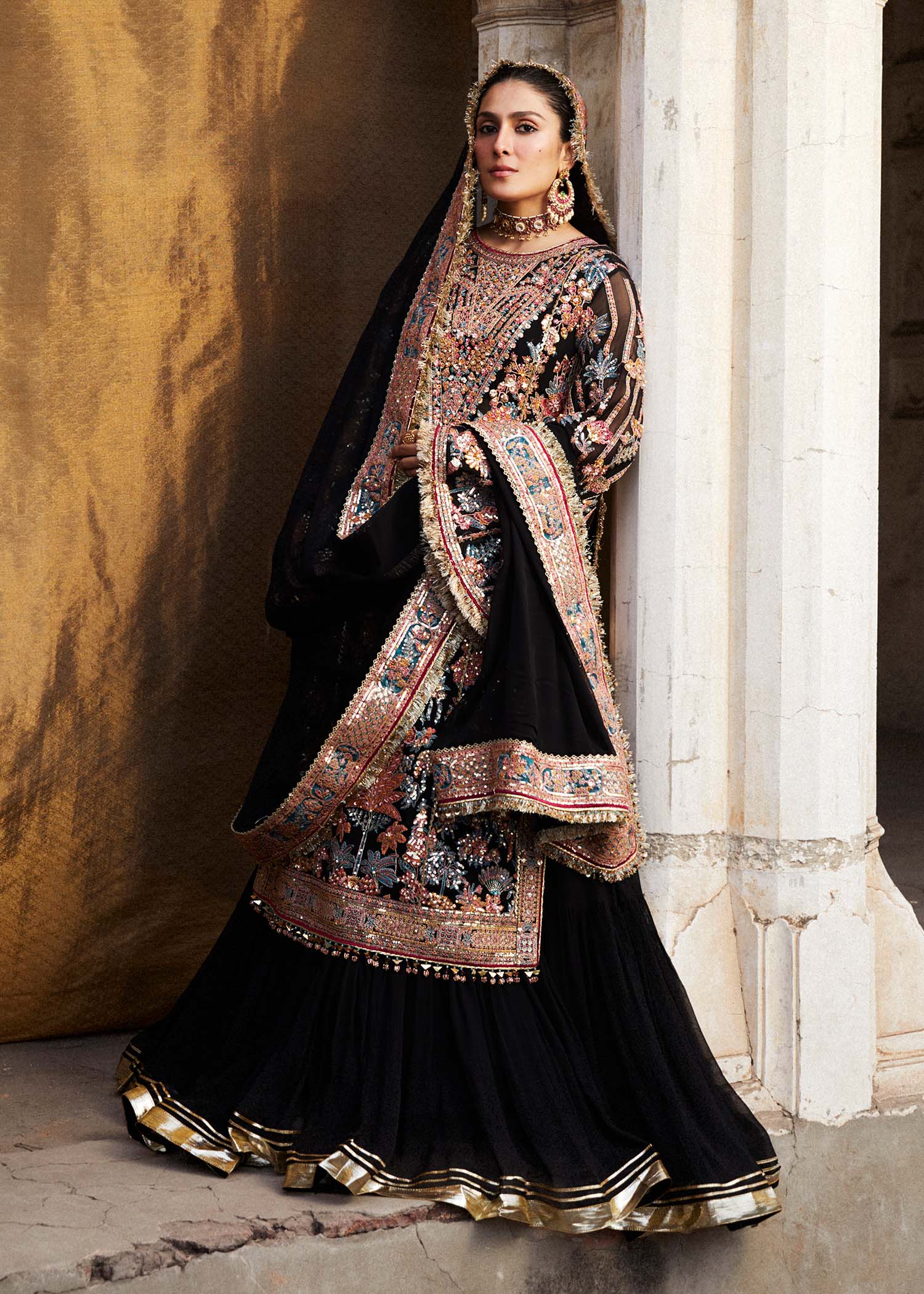 Hussain Rehar | Luxury Festive FW/24 | Tamam - by - Libasekhas UK - Registered Vendor of : Hussain Rehar - 100% Original Designer Dresss