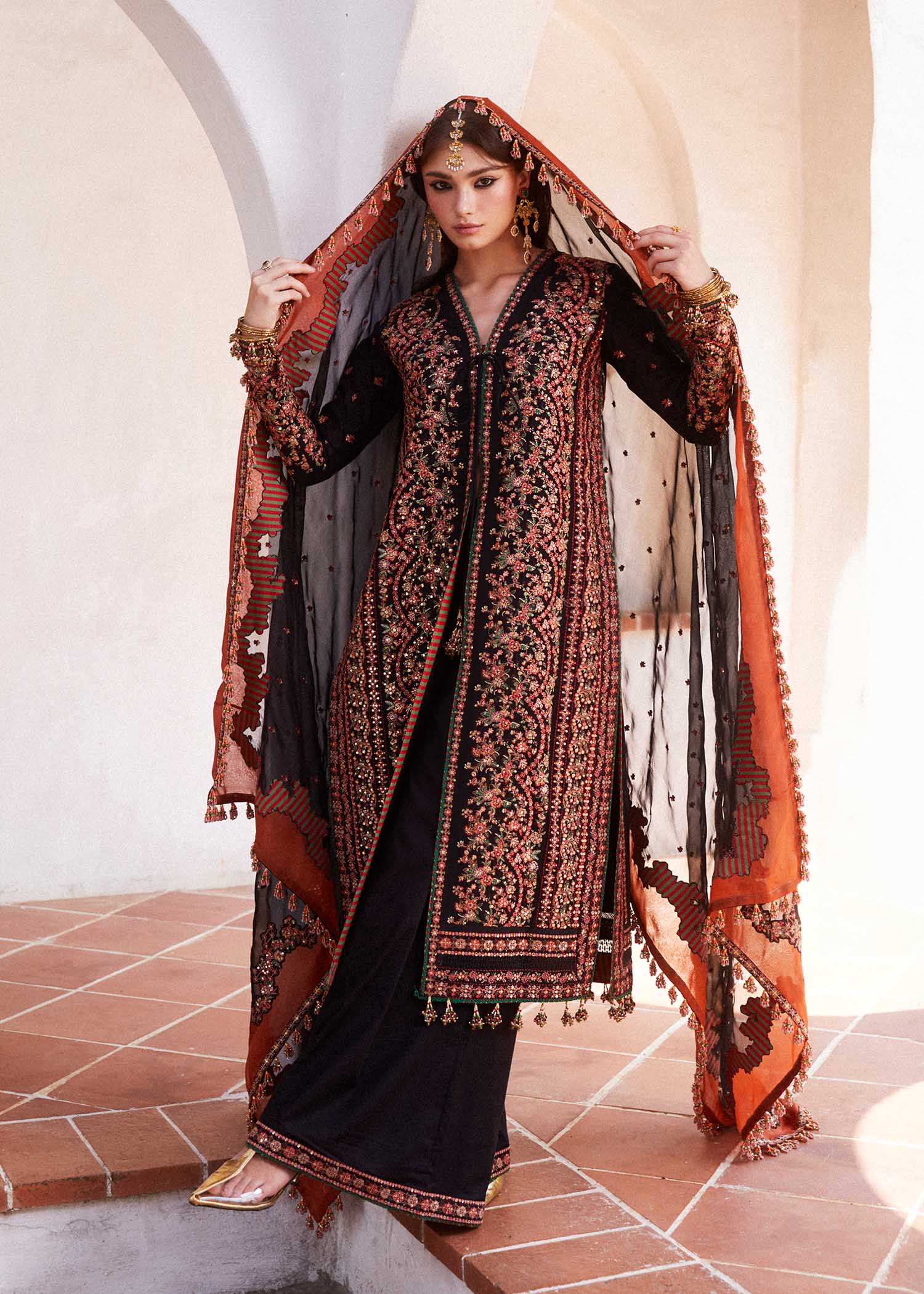 Hussain Rehar | Eid Luxury Lawn SS/24 | Sifouna - by - Libasekhas UK - Registered Vendor of : Hussain Rehar - 100% Original Designer Dresss