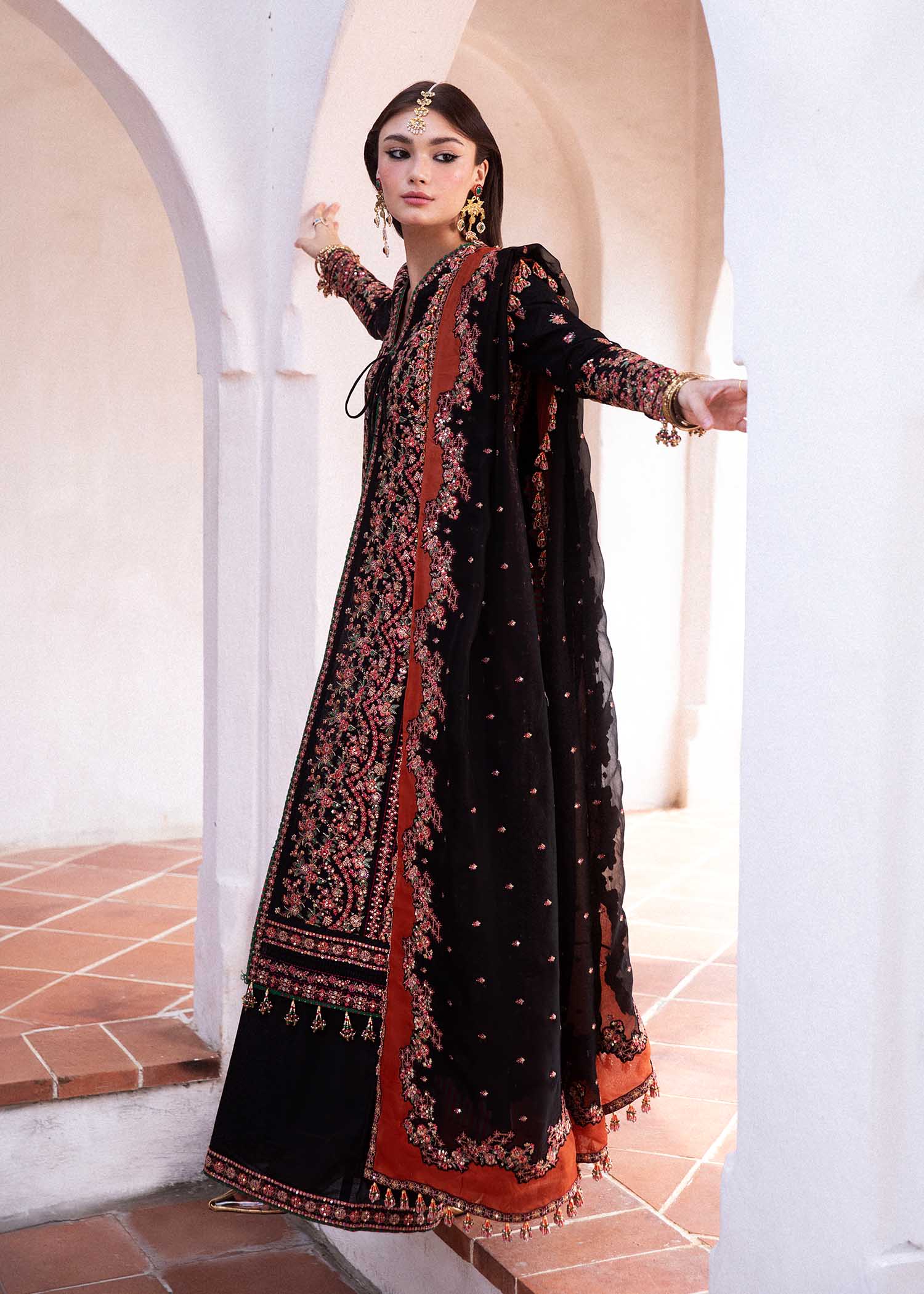 Hussain Rehar | Eid Luxury Lawn SS/24 | Sifouna - by - Libasekhas UK - Registered Vendor of : Hussain Rehar - 100% Original Designer Dresss