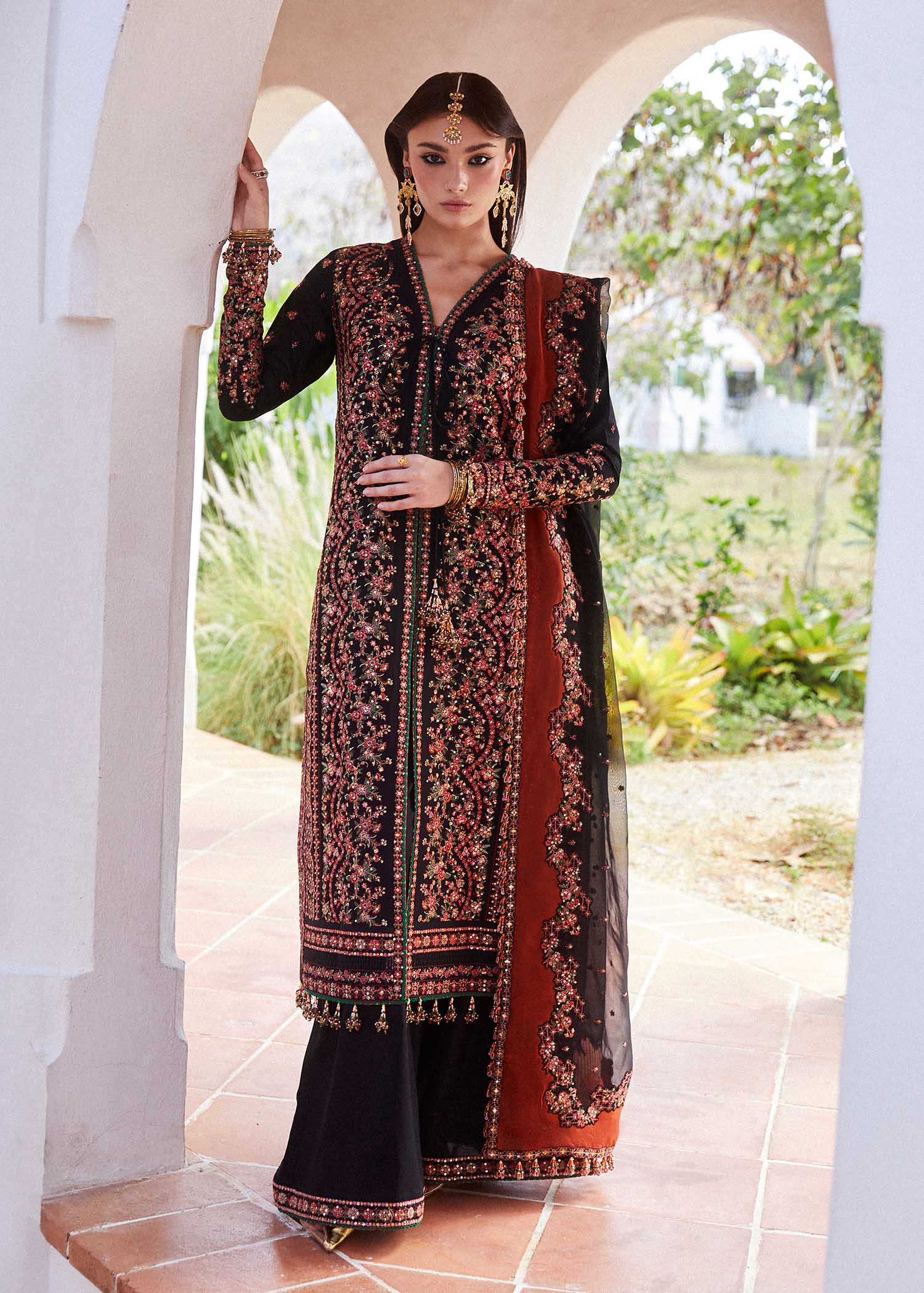 Hussain Rehar | Eid Luxury Lawn SS/24 | Sifouna - by - Libasekhas UK - Registered Vendor of : Hussain Rehar - 100% Original Designer Dresss