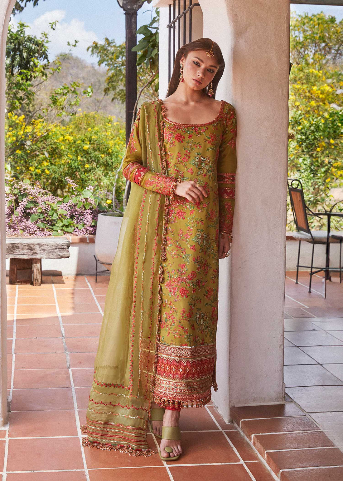 Hussain Rehar | Eid Luxury Lawn SS/24 | Sorbet - Luxury -  Libasekhas
